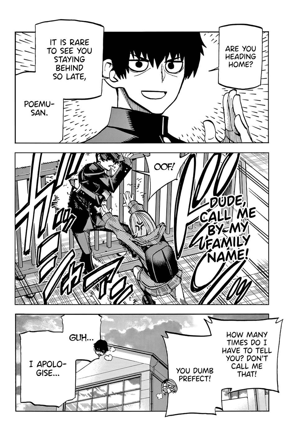 The Story Between a Dumb Prefect and a High School Girl with an Inappropriate Skirt Length Chapter 2 page 2 - Chapter 2