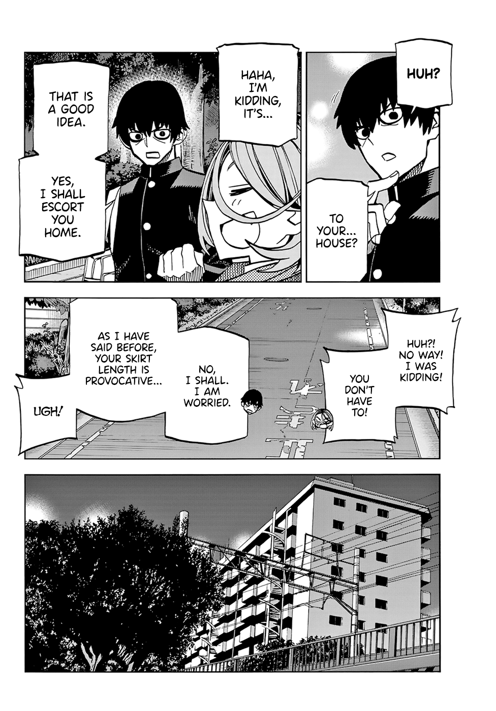 The Story Between a Dumb Prefect and a High School Girl with an Inappropriate Skirt Length Chapter 2 page 8 - Chapter 2