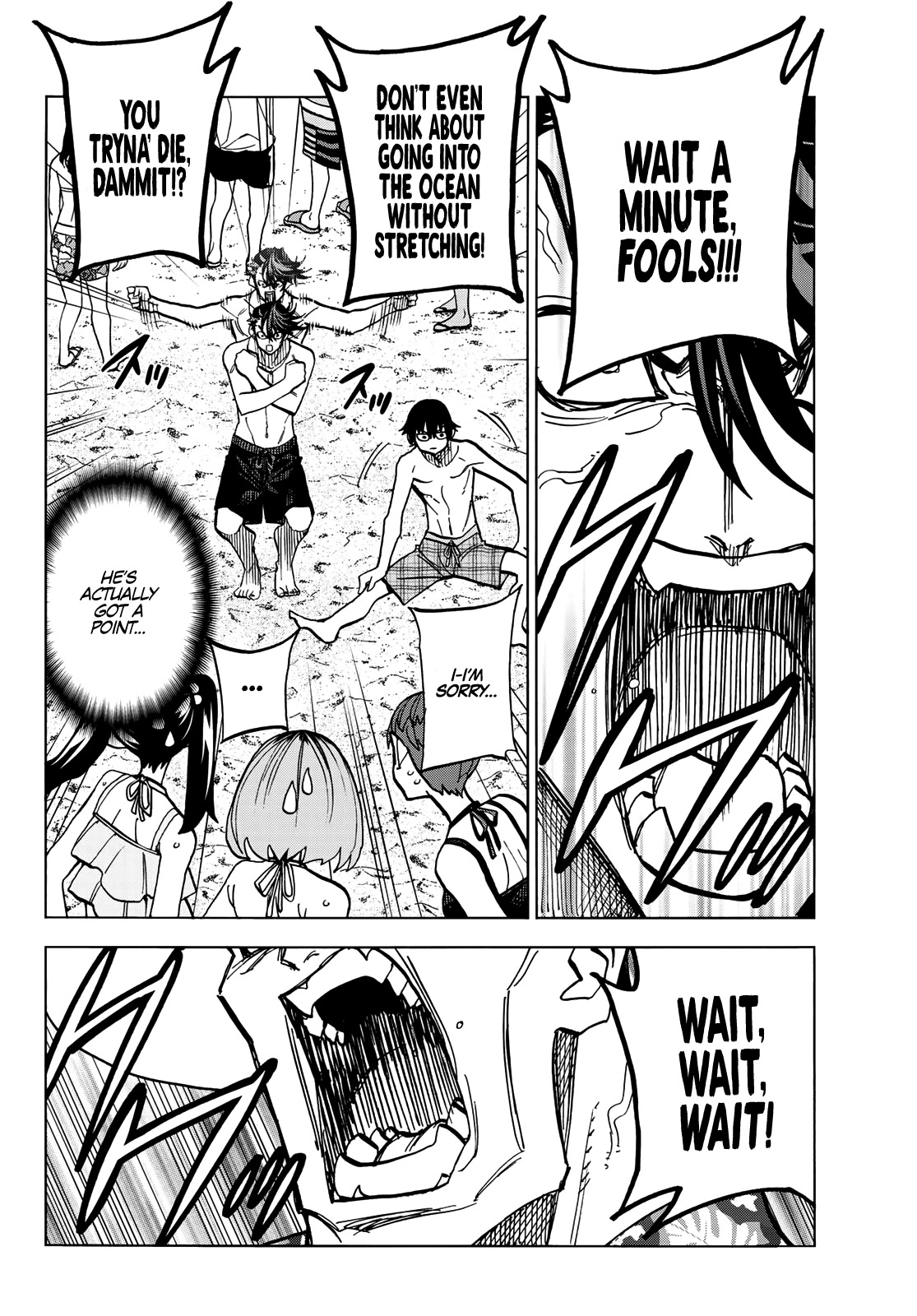 The Story Between a Dumb Prefect and a High School Girl with an Inappropriate Skirt Length Chapter 20 page 11 - Chapter 20: The Story About The Dumb Prefect And His Friends Having Fun At The Beach
