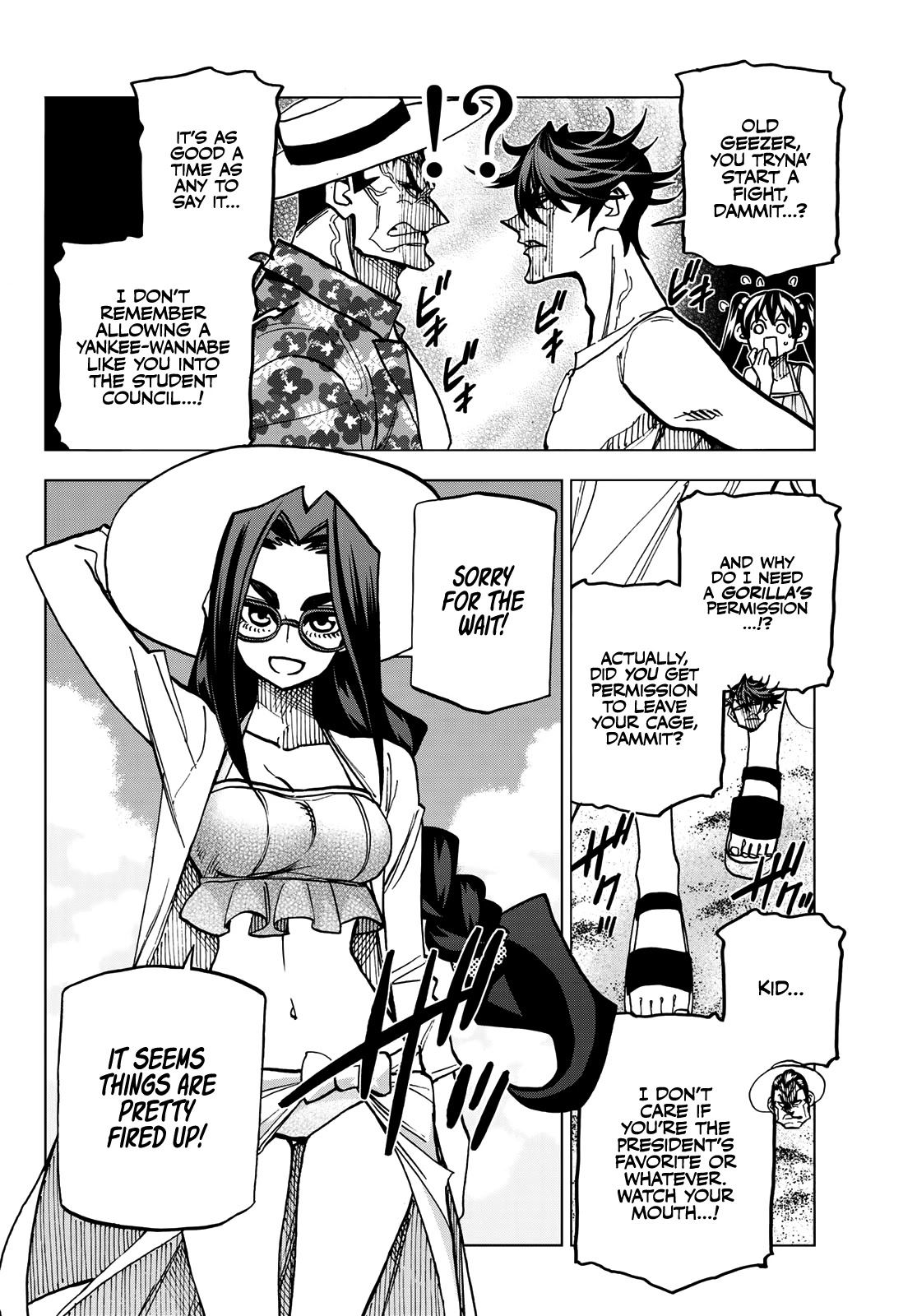 The Story Between a Dumb Prefect and a High School Girl with an Inappropriate Skirt Length Chapter 20 page 13 - Chapter 20: The Story About The Dumb Prefect And His Friends Having Fun At The Beach