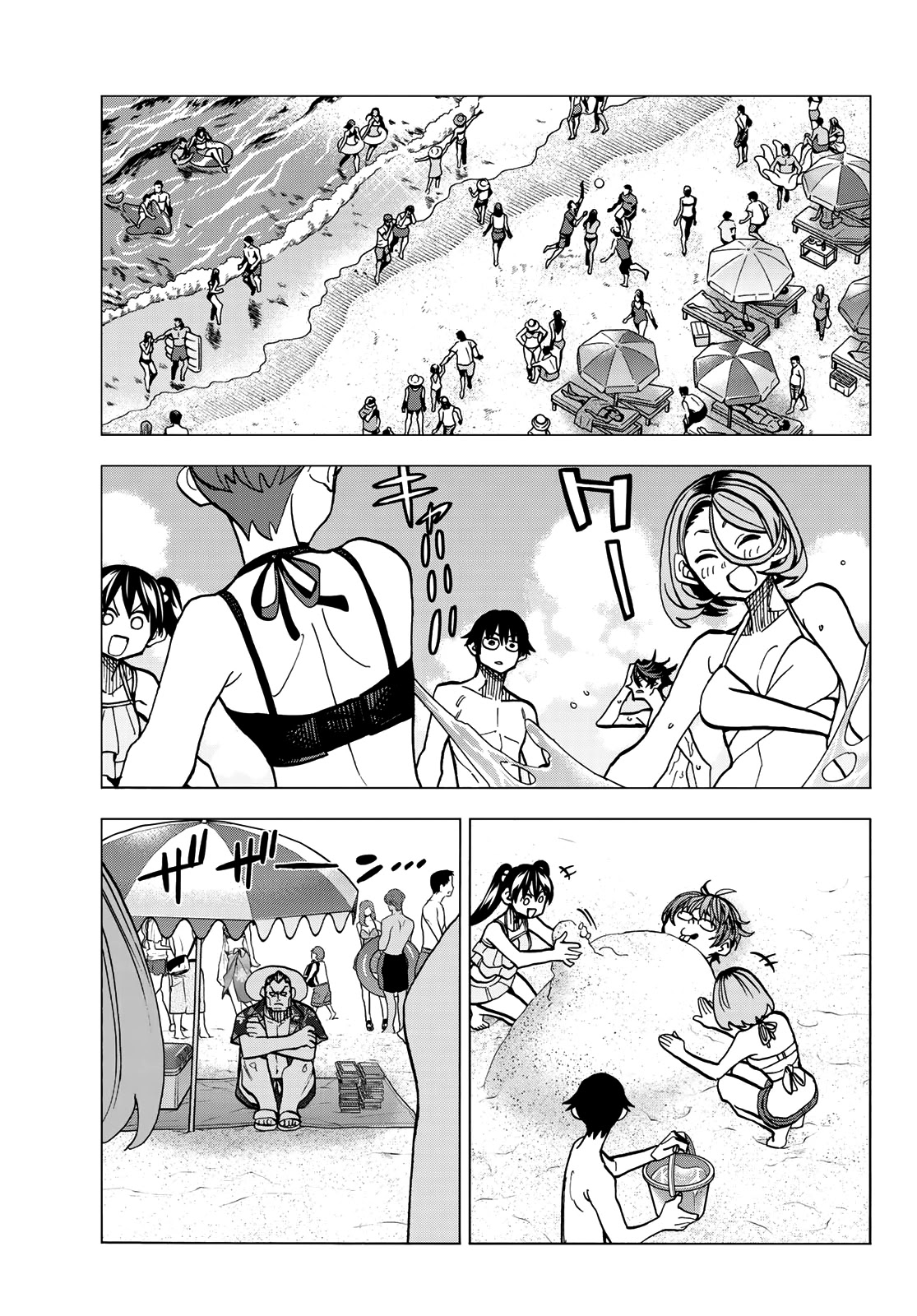 The Story Between a Dumb Prefect and a High School Girl with an Inappropriate Skirt Length Chapter 20 page 18 - Chapter 20: The Story About The Dumb Prefect And His Friends Having Fun At The Beach