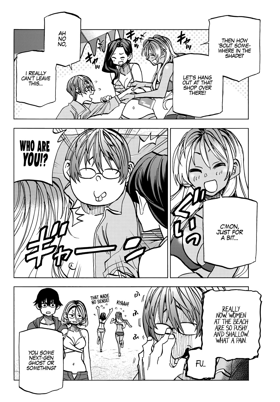 The Story Between a Dumb Prefect and a High School Girl with an Inappropriate Skirt Length Chapter 20 page 9 - Chapter 20: The Story About The Dumb Prefect And His Friends Having Fun At The Beach