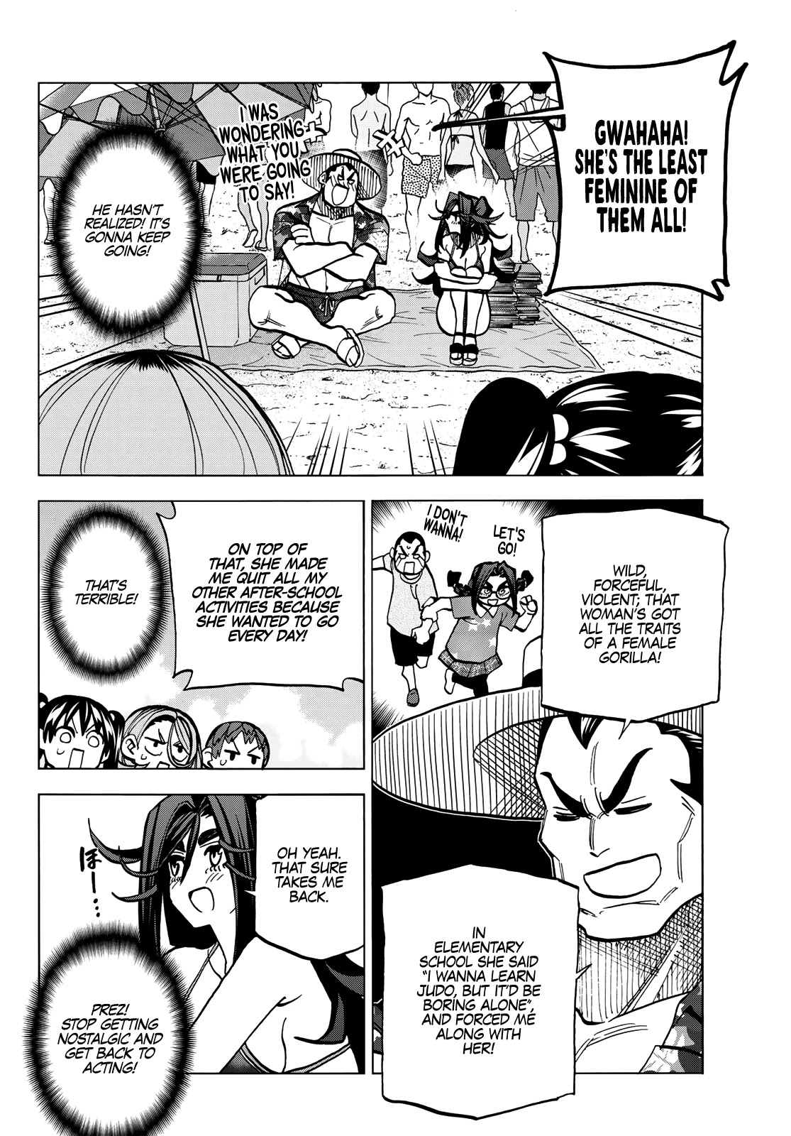The Story Between a Dumb Prefect and a High School Girl with an Inappropriate Skirt Length Chapter 21 page 11 - Chapter 21: The Story About the Dumb Prefect Group’s Surveillance