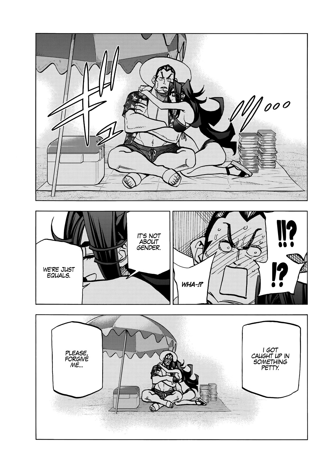 The Story Between a Dumb Prefect and a High School Girl with an Inappropriate Skirt Length Chapter 21 page 14 - Chapter 21: The Story About the Dumb Prefect Group’s Surveillance