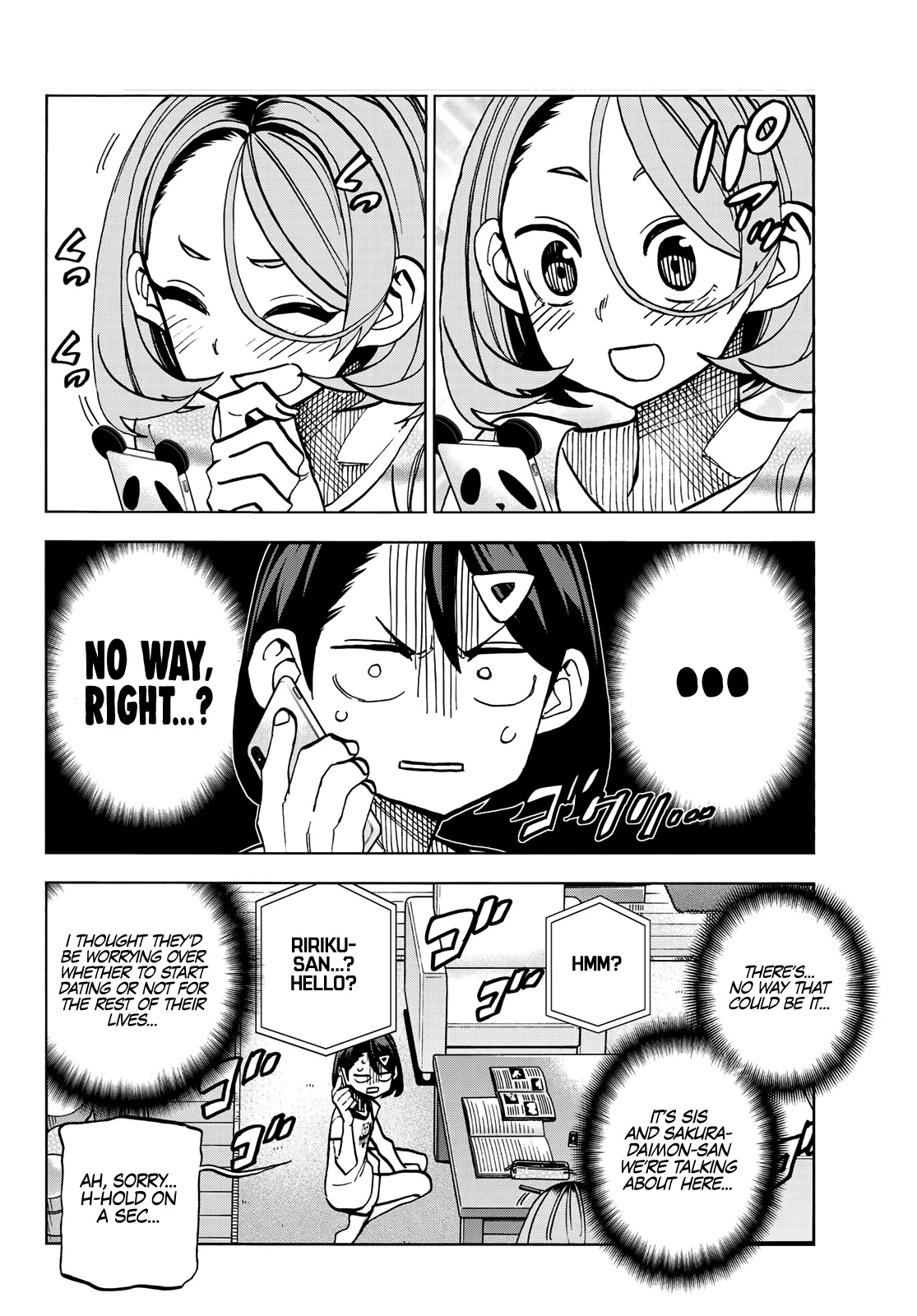 The Story Between a Dumb Prefect and a High School Girl with an Inappropriate Skirt Length Chapter 25 page 7 - Chapter 25: The Story About the Dumb Prefect and JK’s Sisters in Pursuit