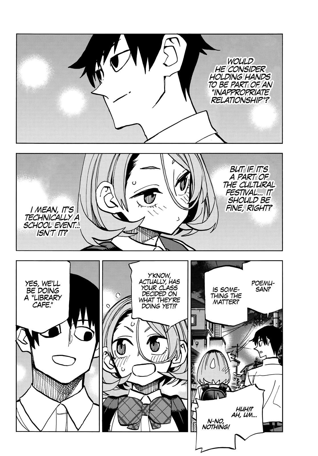 The Story Between a Dumb Prefect and a High School Girl with an Inappropriate Skirt Length Chapter 27 page 15 - Chapter 27: The Story About the Dumb Prefect and the Cultural Festival Preparations