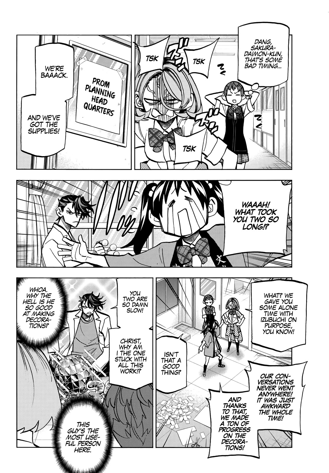The Story Between a Dumb Prefect and a High School Girl with an Inappropriate Skirt Length Chapter 28 page 12 - Chapter 28: The Story About the Dumb Prefect's Lead-Up to the Cultural Festival, Part 1