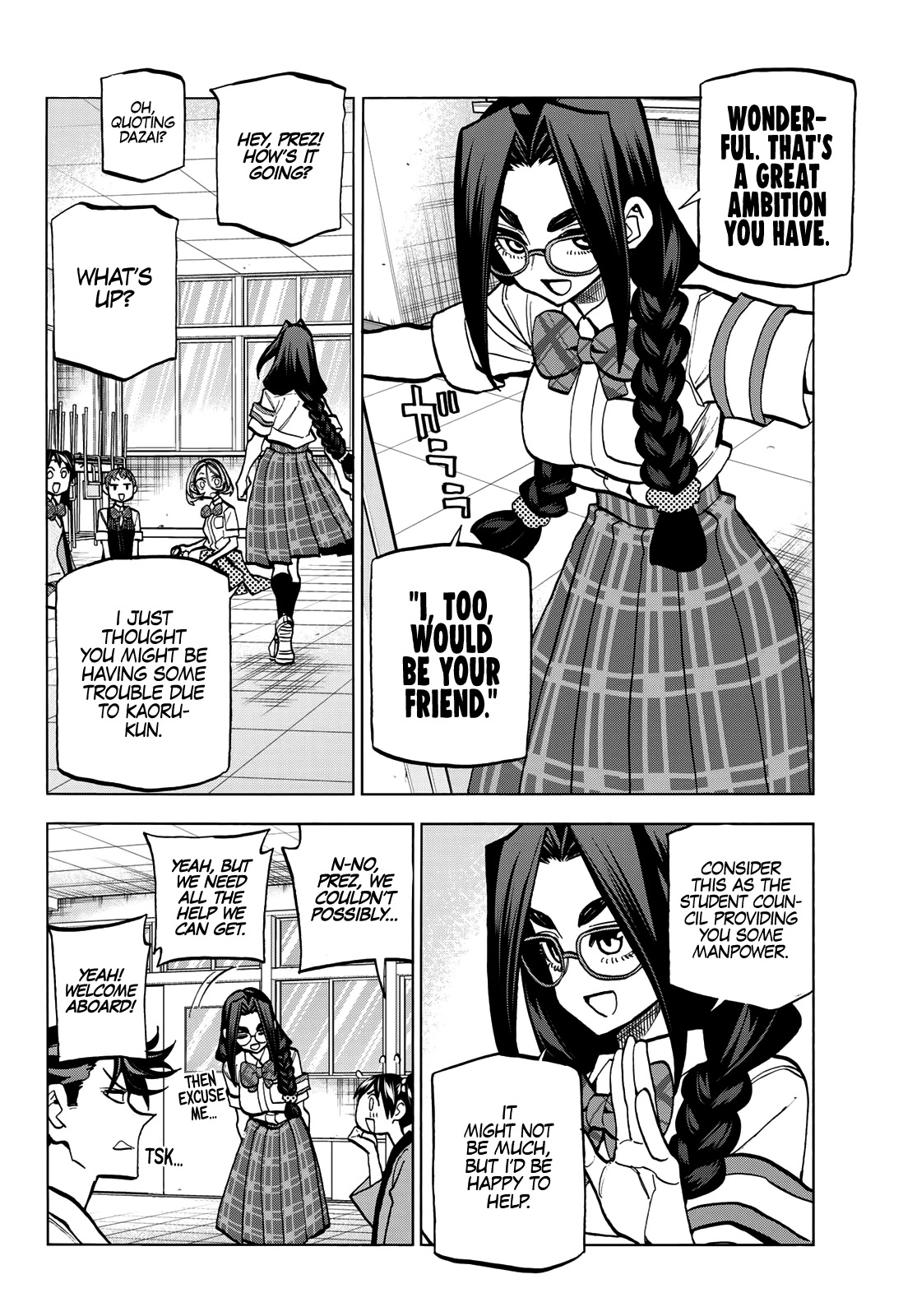 The Story Between a Dumb Prefect and a High School Girl with an Inappropriate Skirt Length Chapter 28 page 14 - Chapter 28: The Story About the Dumb Prefect's Lead-Up to the Cultural Festival, Part 1