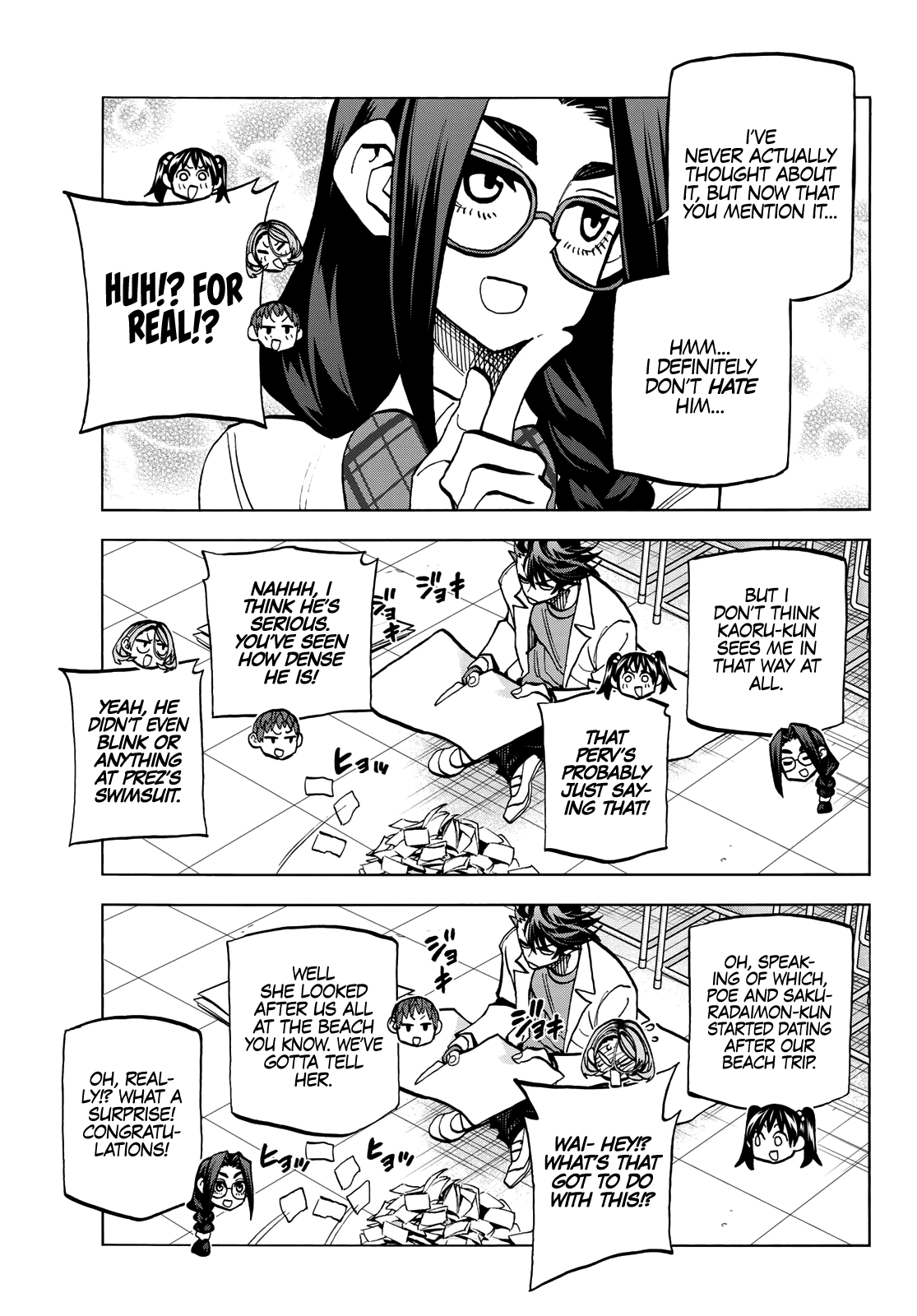 The Story Between a Dumb Prefect and a High School Girl with an Inappropriate Skirt Length Chapter 28 page 17 - Chapter 28: The Story About the Dumb Prefect's Lead-Up to the Cultural Festival, Part 1