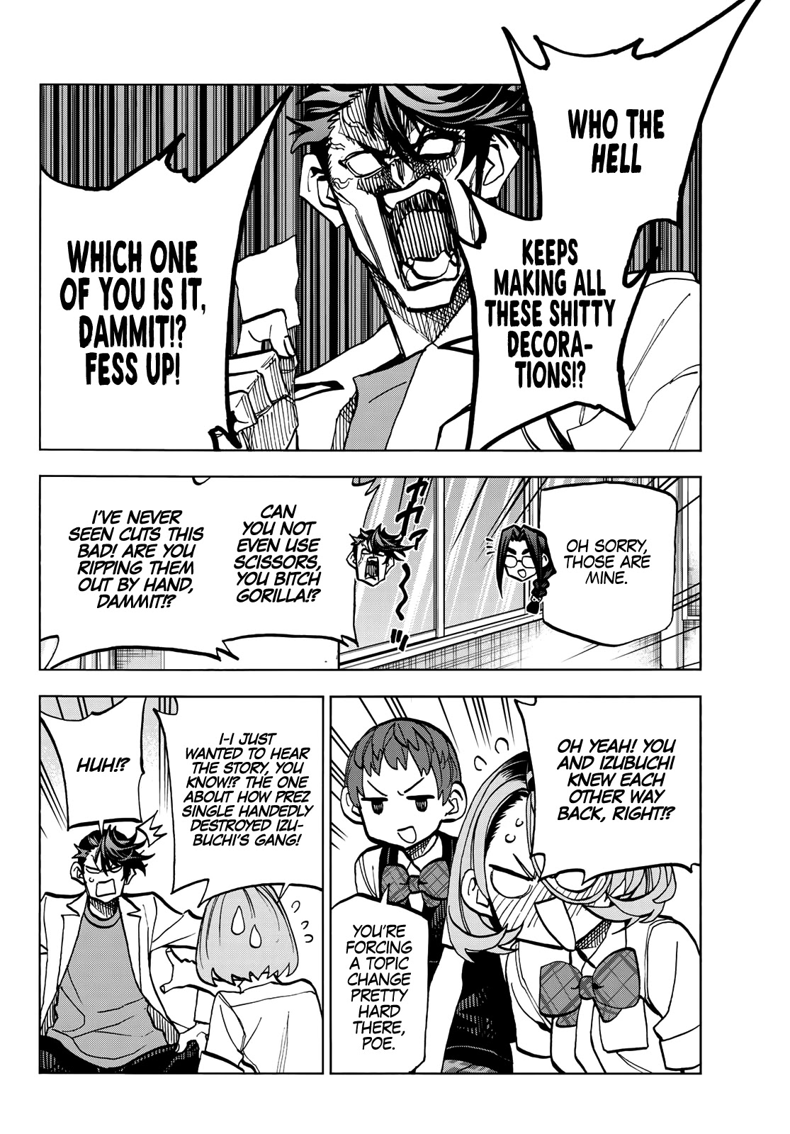The Story Between a Dumb Prefect and a High School Girl with an Inappropriate Skirt Length Chapter 28 page 18 - Chapter 28: The Story About the Dumb Prefect's Lead-Up to the Cultural Festival, Part 1