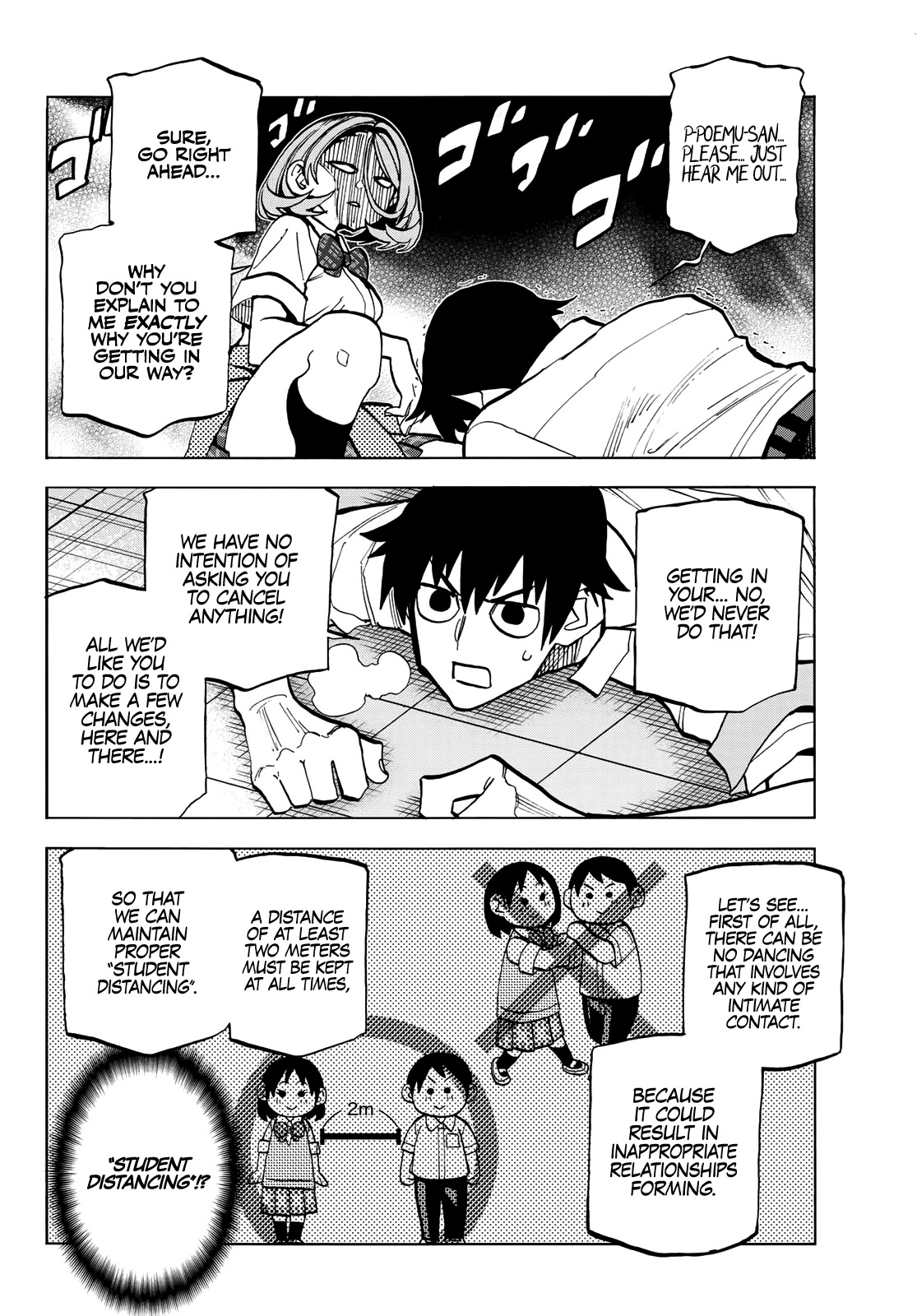 The Story Between a Dumb Prefect and a High School Girl with an Inappropriate Skirt Length Chapter 28 page 4 - Chapter 28: The Story About the Dumb Prefect's Lead-Up to the Cultural Festival, Part 1