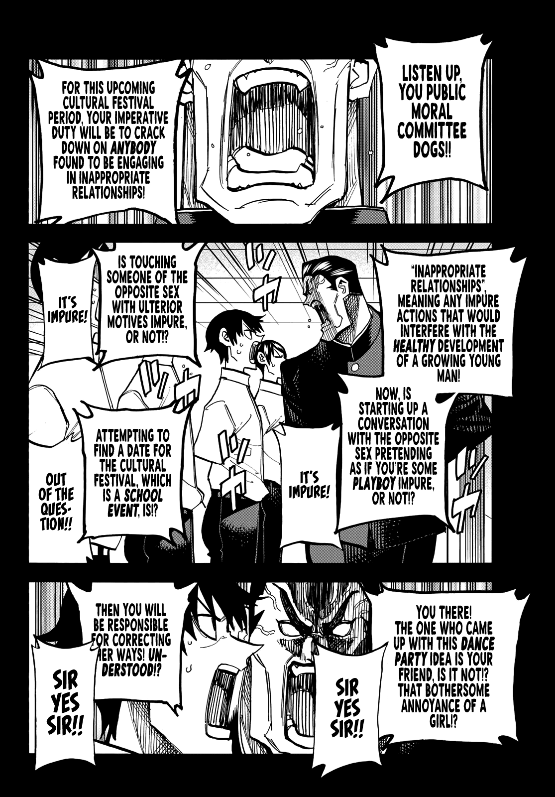 The Story Between a Dumb Prefect and a High School Girl with an Inappropriate Skirt Length Chapter 28 page 6 - Chapter 28: The Story About the Dumb Prefect's Lead-Up to the Cultural Festival, Part 1