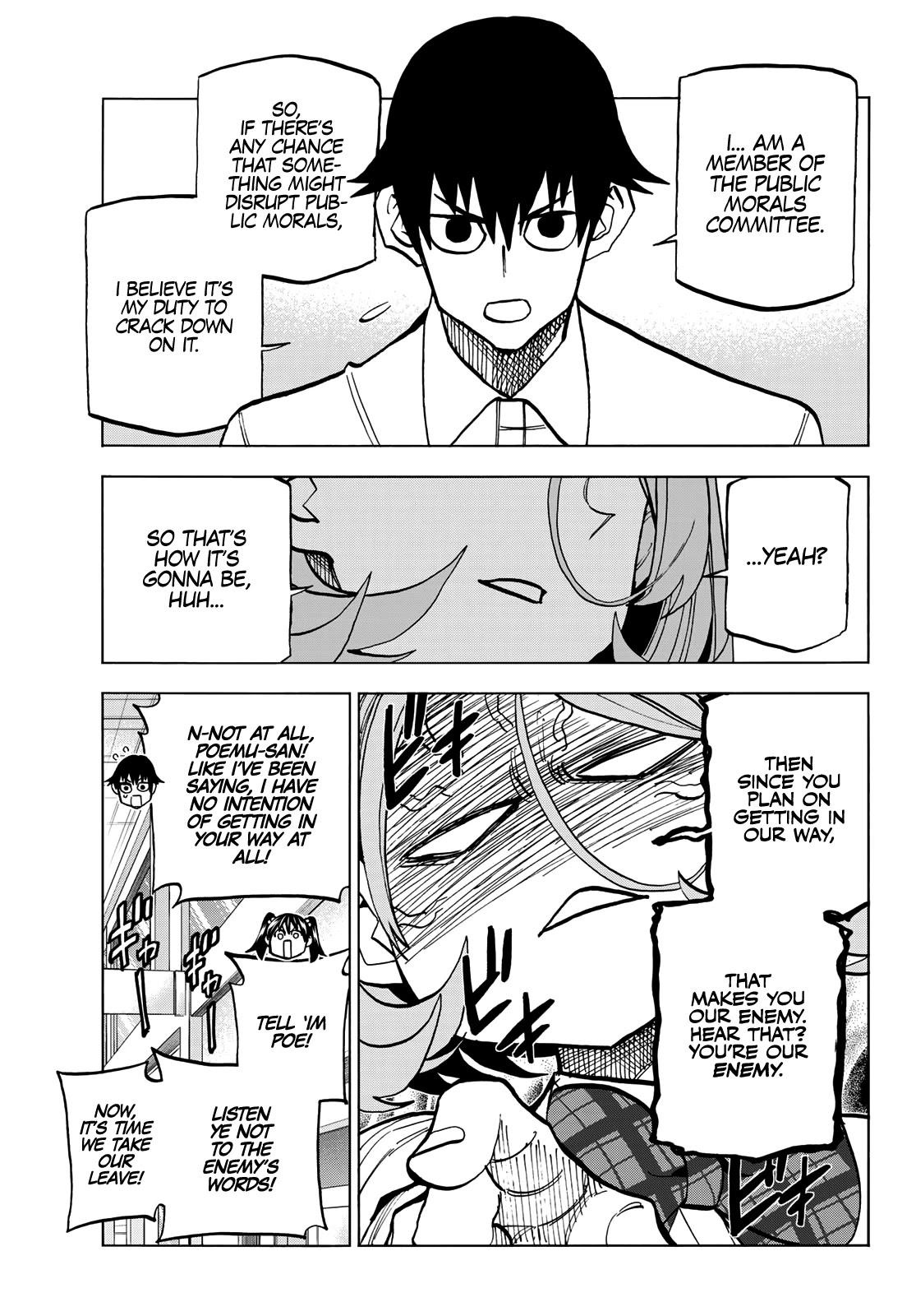 The Story Between a Dumb Prefect and a High School Girl with an Inappropriate Skirt Length Chapter 28 page 7 - Chapter 28: The Story About the Dumb Prefect's Lead-Up to the Cultural Festival, Part 1