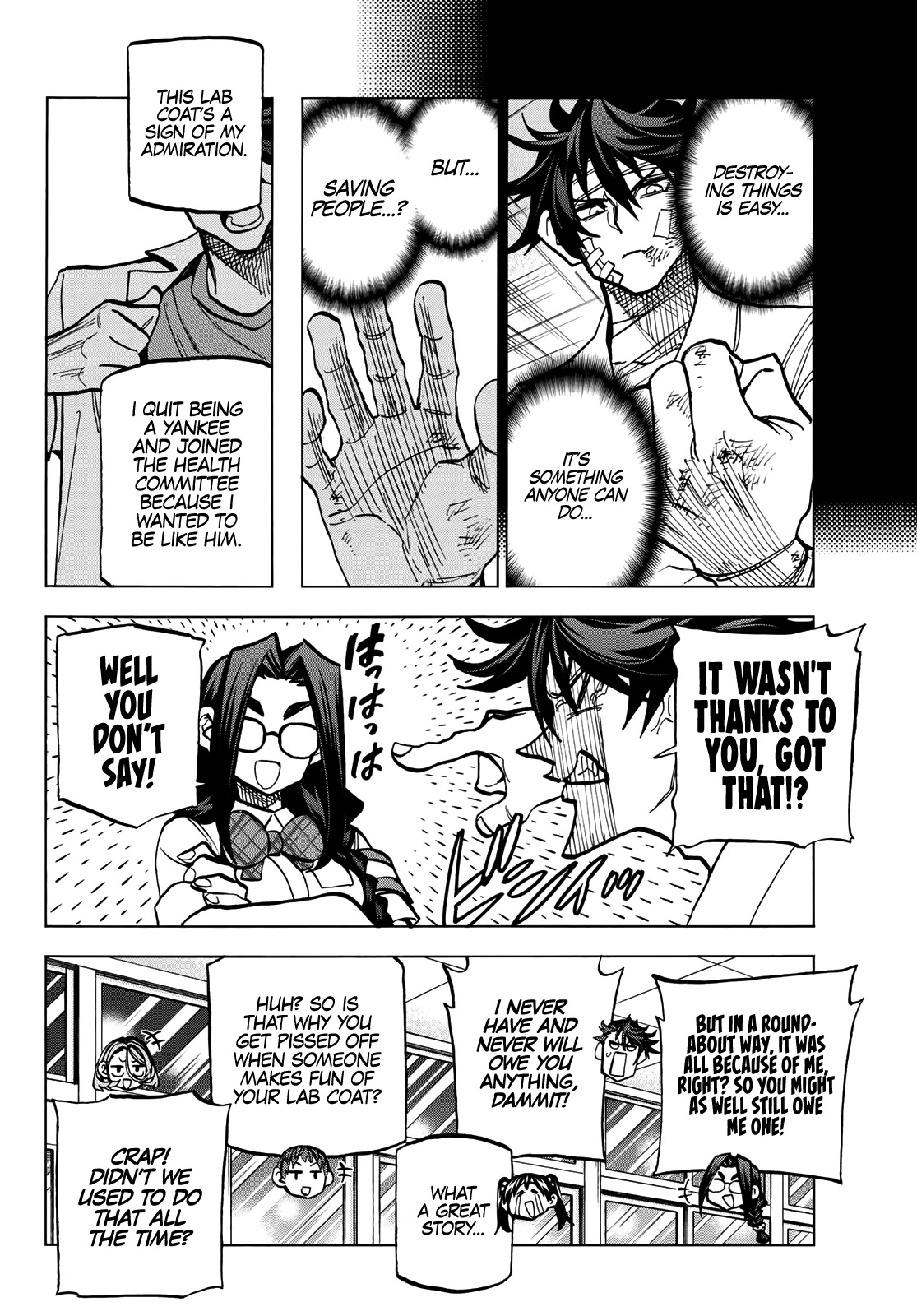 The Story Between a Dumb Prefect and a High School Girl with an Inappropriate Skirt Length Chapter 29 page 11 - Chapter 29: The Story About the Dumb Prefect's Lead-Up to the Cultural Festival, Part 2