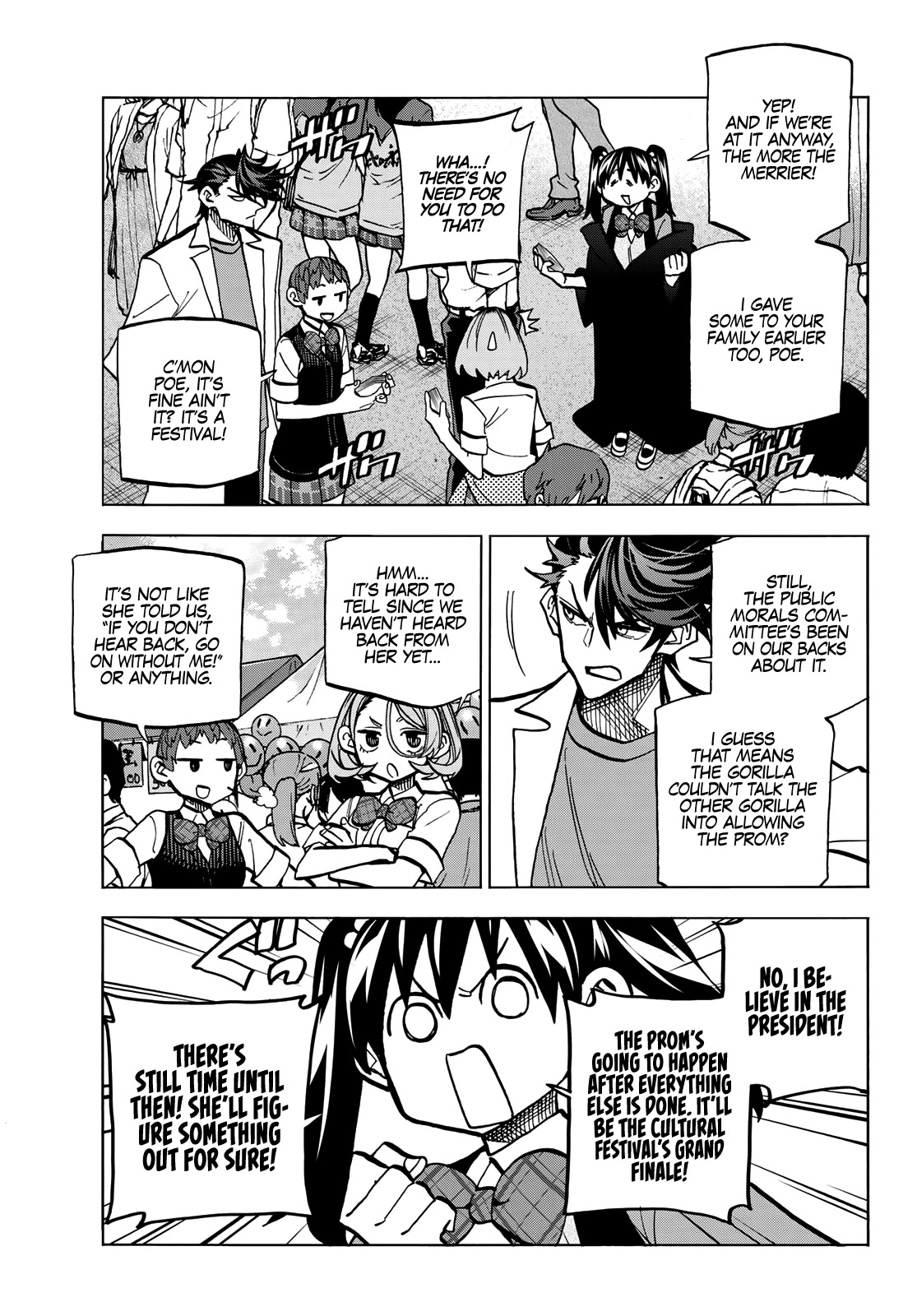 The Story Between a Dumb Prefect and a High School Girl with an Inappropriate Skirt Length Chapter 30 page 4 - Chapter 30: The Story About the Dumb Prefect and the Battle at the Cultural Festival