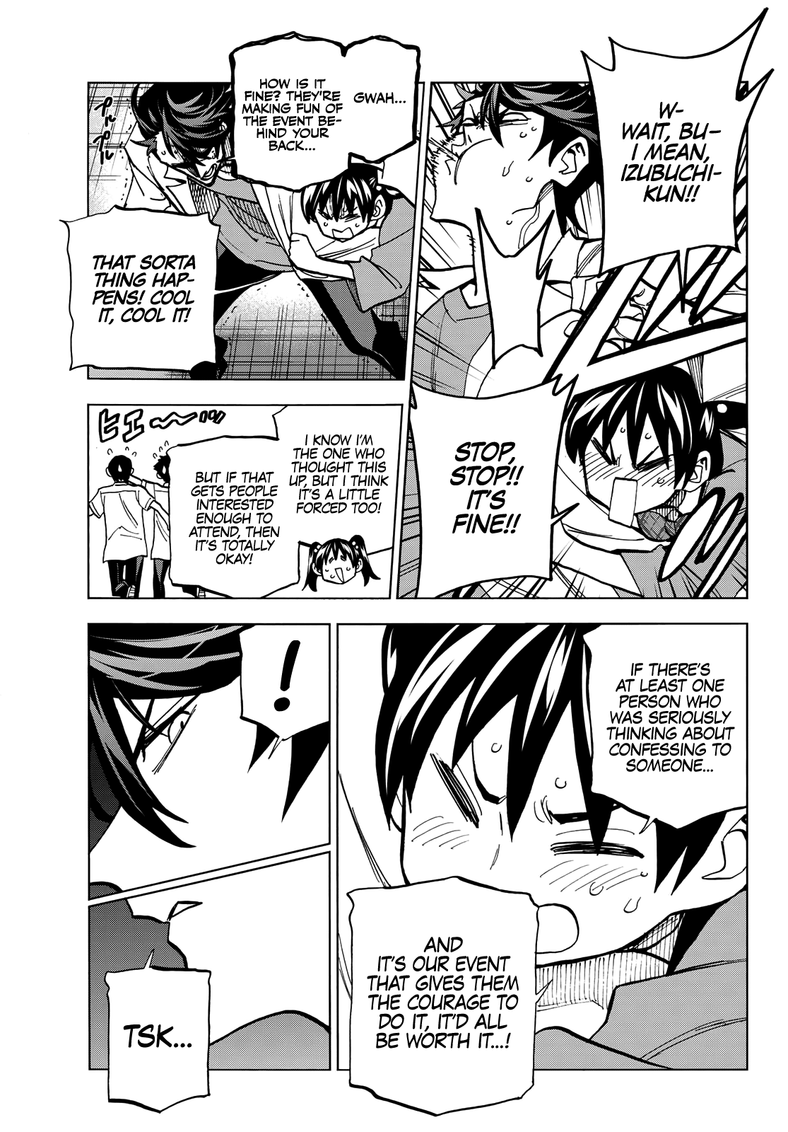 The Story Between a Dumb Prefect and a High School Girl with an Inappropriate Skirt Length Chapter 31 page 10 - Chapter 31: The Dumb Prefect and His Friends Enjoy the Culture Festival, Part 1