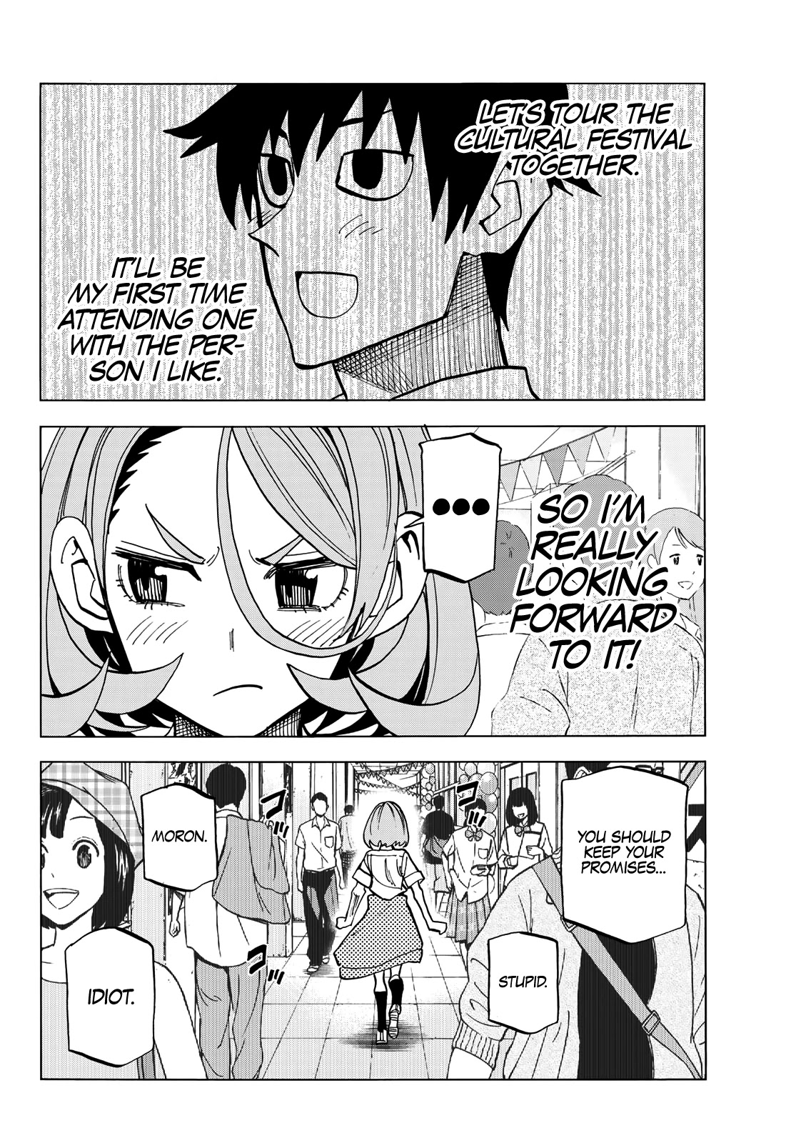 The Story Between a Dumb Prefect and a High School Girl with an Inappropriate Skirt Length Chapter 31 page 5 - Chapter 31: The Dumb Prefect and His Friends Enjoy the Culture Festival, Part 1