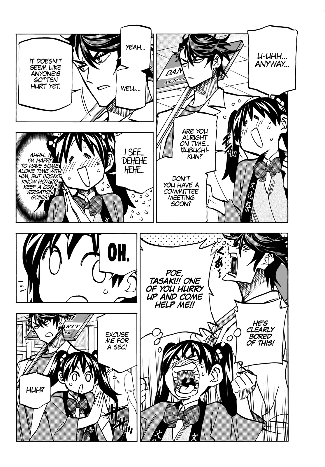 The Story Between a Dumb Prefect and a High School Girl with an Inappropriate Skirt Length Chapter 31 page 7 - Chapter 31: The Dumb Prefect and His Friends Enjoy the Culture Festival, Part 1