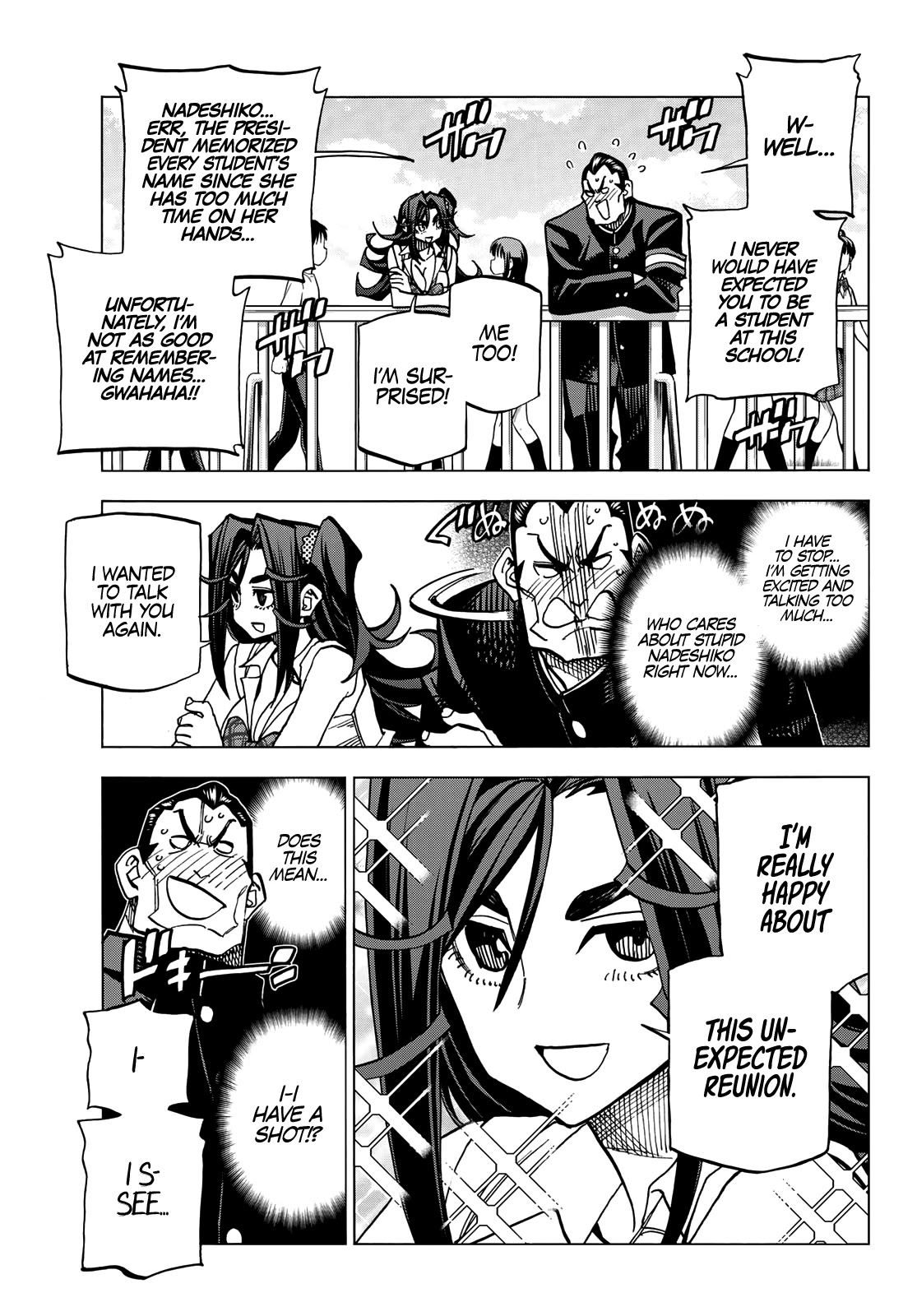The Story Between a Dumb Prefect and a High School Girl with an Inappropriate Skirt Length Chapter 32 page 10 - Chapter 32: The Dumb Prefect and His Friends Enjoy the Culture Festival, Part 2