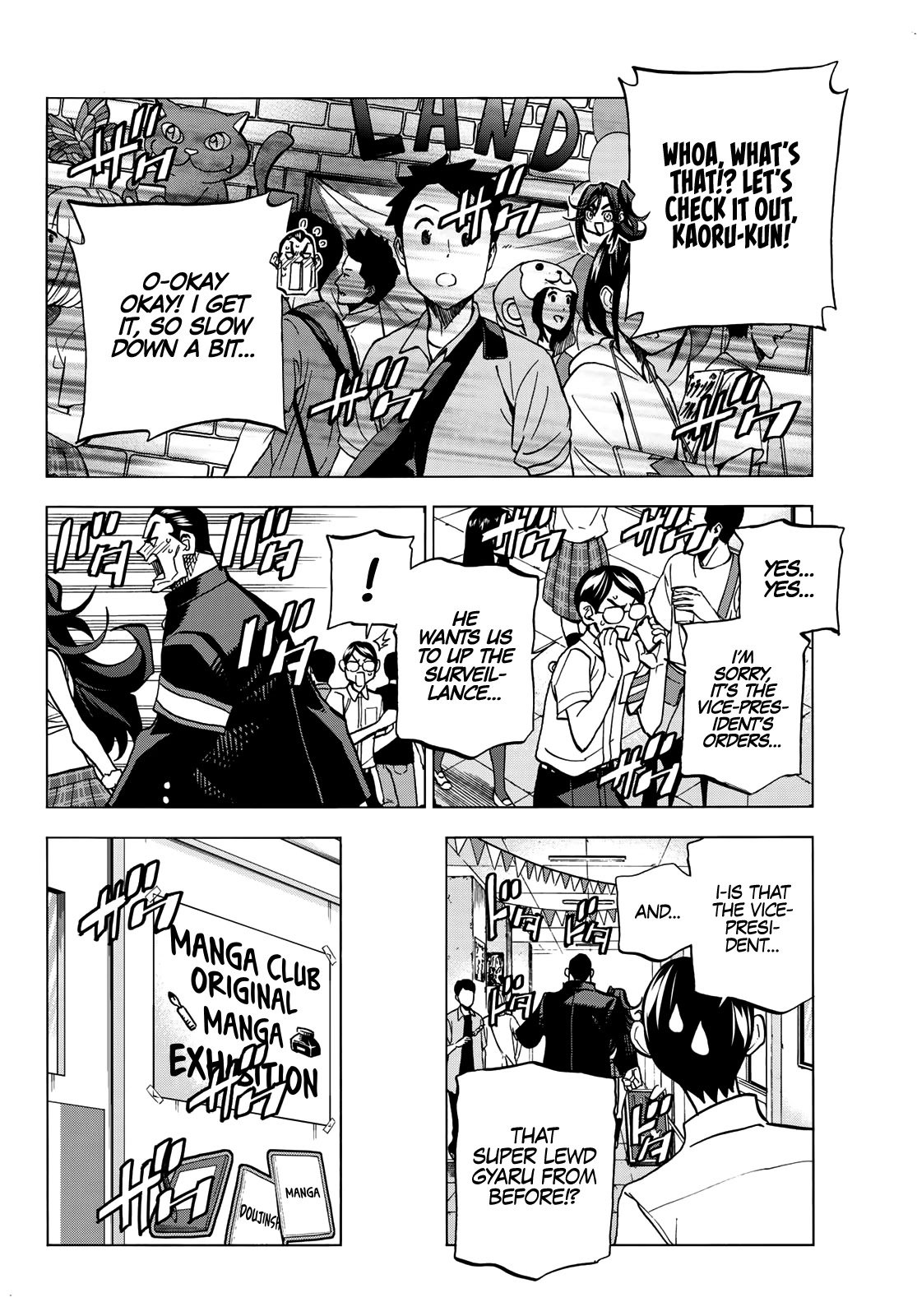 The Story Between a Dumb Prefect and a High School Girl with an Inappropriate Skirt Length Chapter 32 page 14 - Chapter 32: The Dumb Prefect and His Friends Enjoy the Culture Festival, Part 2
