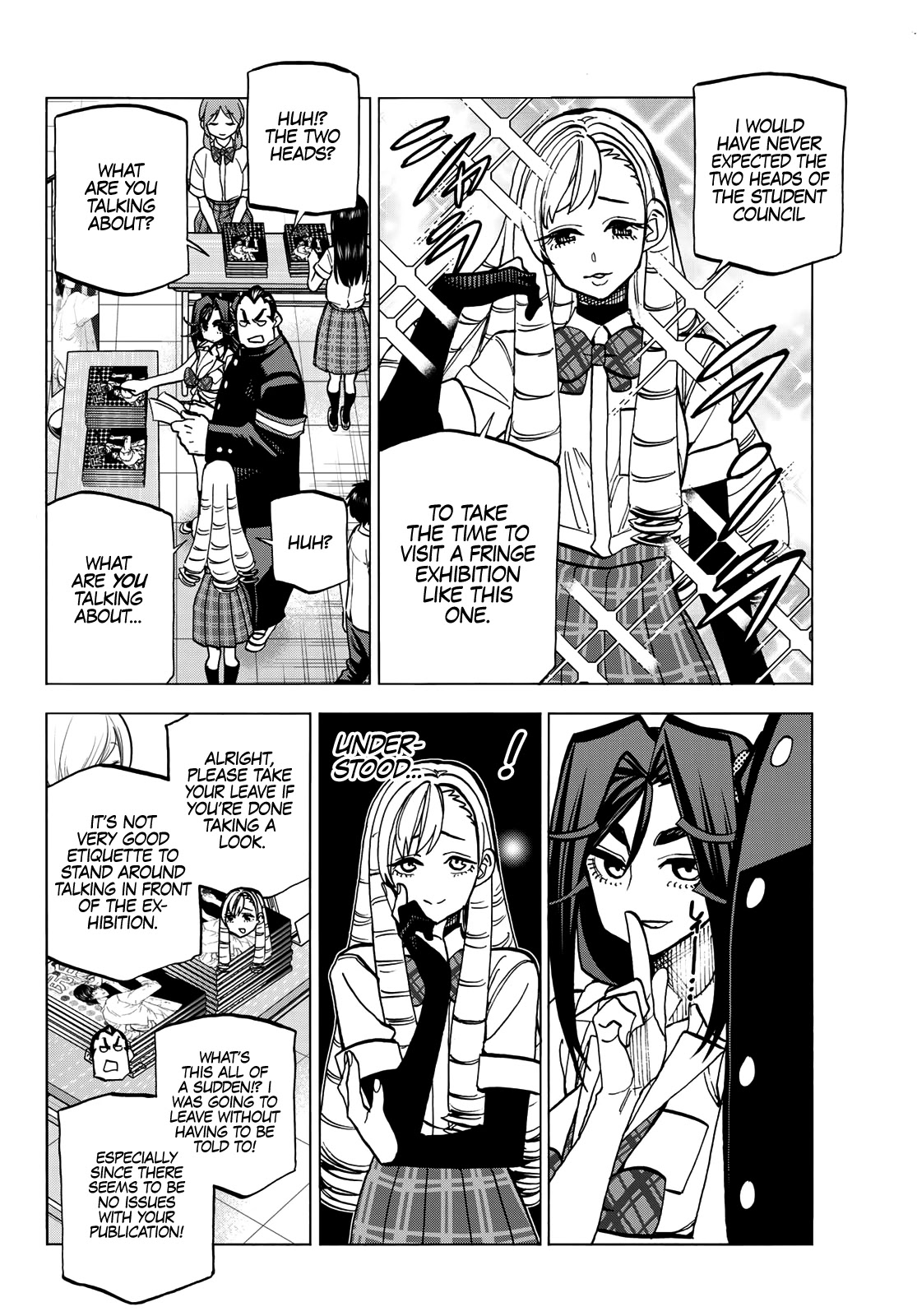 The Story Between a Dumb Prefect and a High School Girl with an Inappropriate Skirt Length Chapter 32 page 16 - Chapter 32: The Dumb Prefect and His Friends Enjoy the Culture Festival, Part 2