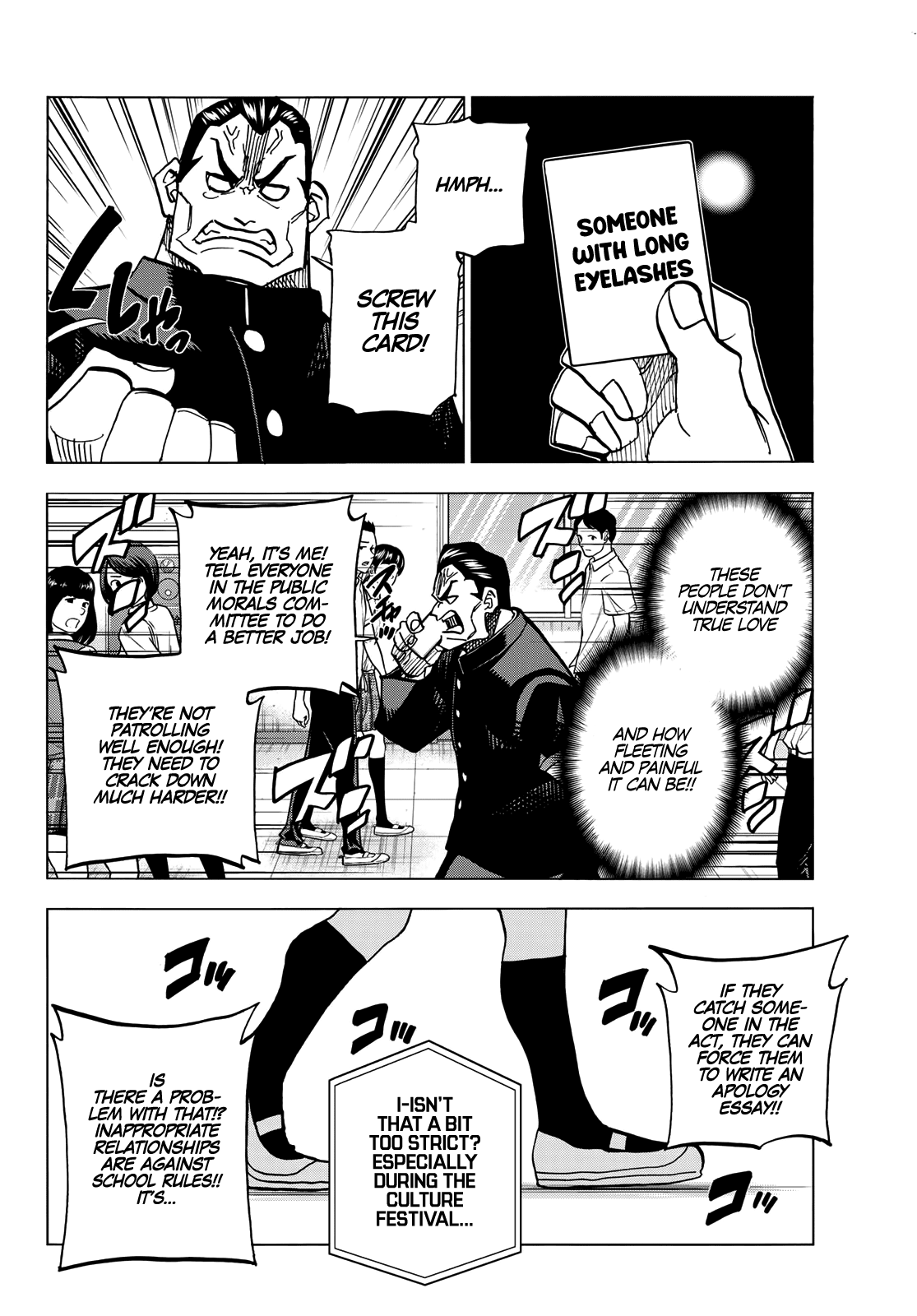 The Story Between a Dumb Prefect and a High School Girl with an Inappropriate Skirt Length Chapter 32 page 5 - Chapter 32: The Dumb Prefect and His Friends Enjoy the Culture Festival, Part 2