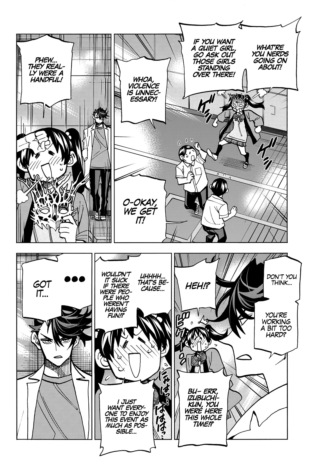 The Story Between a Dumb Prefect and a High School Girl with an Inappropriate Skirt Length Chapter 33 page 13 - Chapter 33: The Dumb Prefect and His Friends Enjoy the Culture Festival, Part 3