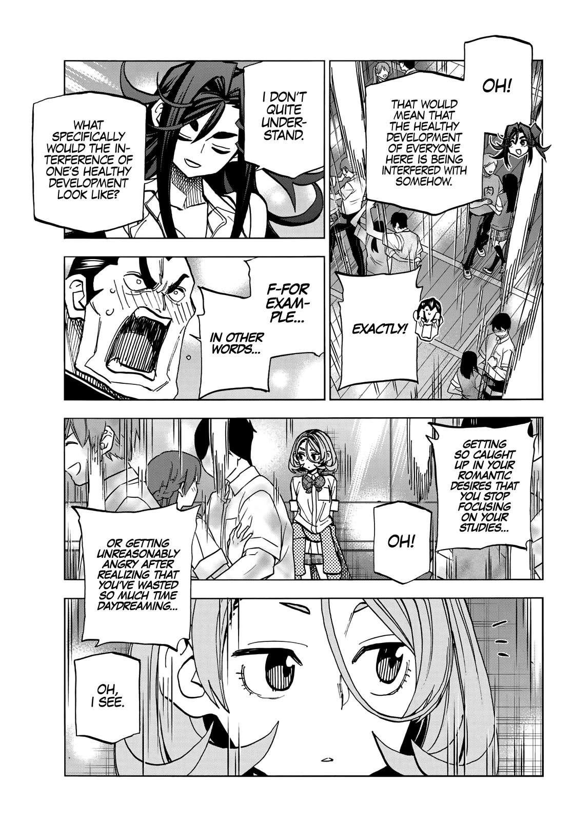 The Story Between a Dumb Prefect and a High School Girl with an Inappropriate Skirt Length Chapter 33 page 16 - Chapter 33: The Dumb Prefect and His Friends Enjoy the Culture Festival, Part 3