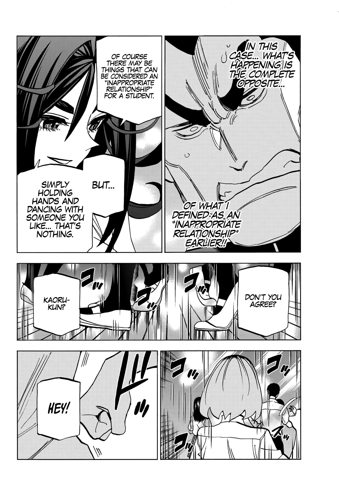The Story Between a Dumb Prefect and a High School Girl with an Inappropriate Skirt Length Chapter 33 page 19 - Chapter 33: The Dumb Prefect and His Friends Enjoy the Culture Festival, Part 3