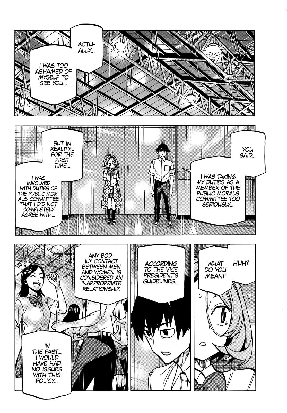 The Story Between a Dumb Prefect and a High School Girl with an Inappropriate Skirt Length Chapter 34 page 11 - Chapter 34: The Dumb Prefect and His Friends Enjoy the Culture Festival, Part 4