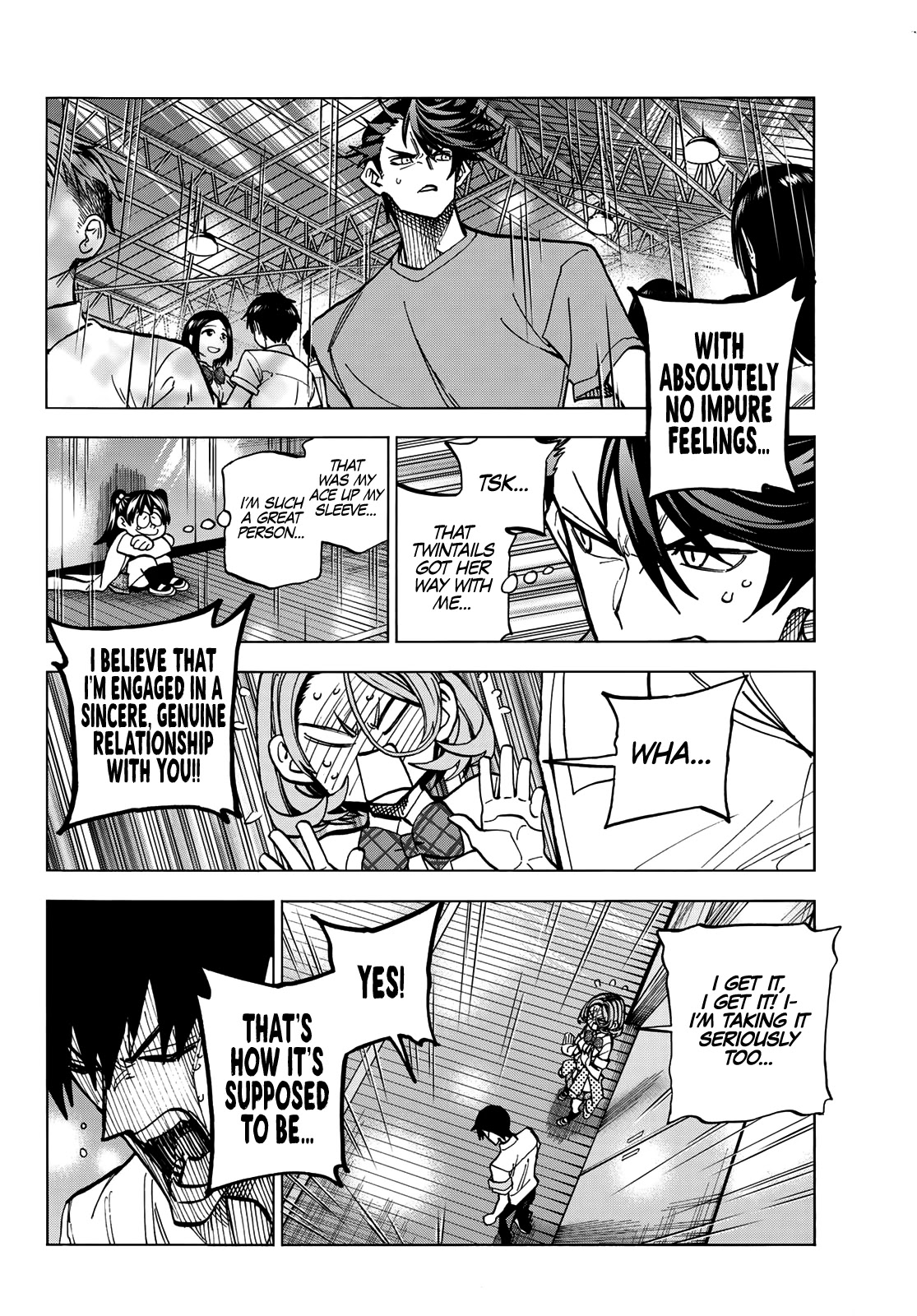 The Story Between a Dumb Prefect and a High School Girl with an Inappropriate Skirt Length Chapter 34 page 13 - Chapter 34: The Dumb Prefect and His Friends Enjoy the Culture Festival, Part 4