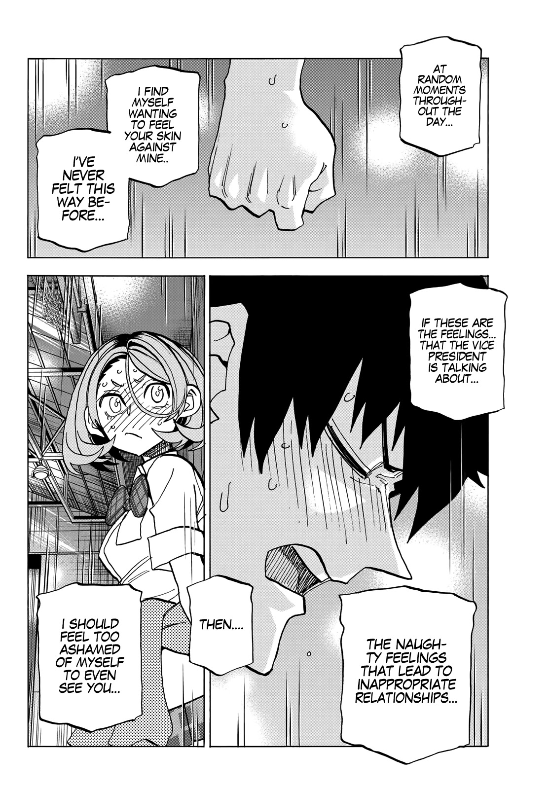 The Story Between a Dumb Prefect and a High School Girl with an Inappropriate Skirt Length Chapter 34 page 17 - Chapter 34: The Dumb Prefect and His Friends Enjoy the Culture Festival, Part 4