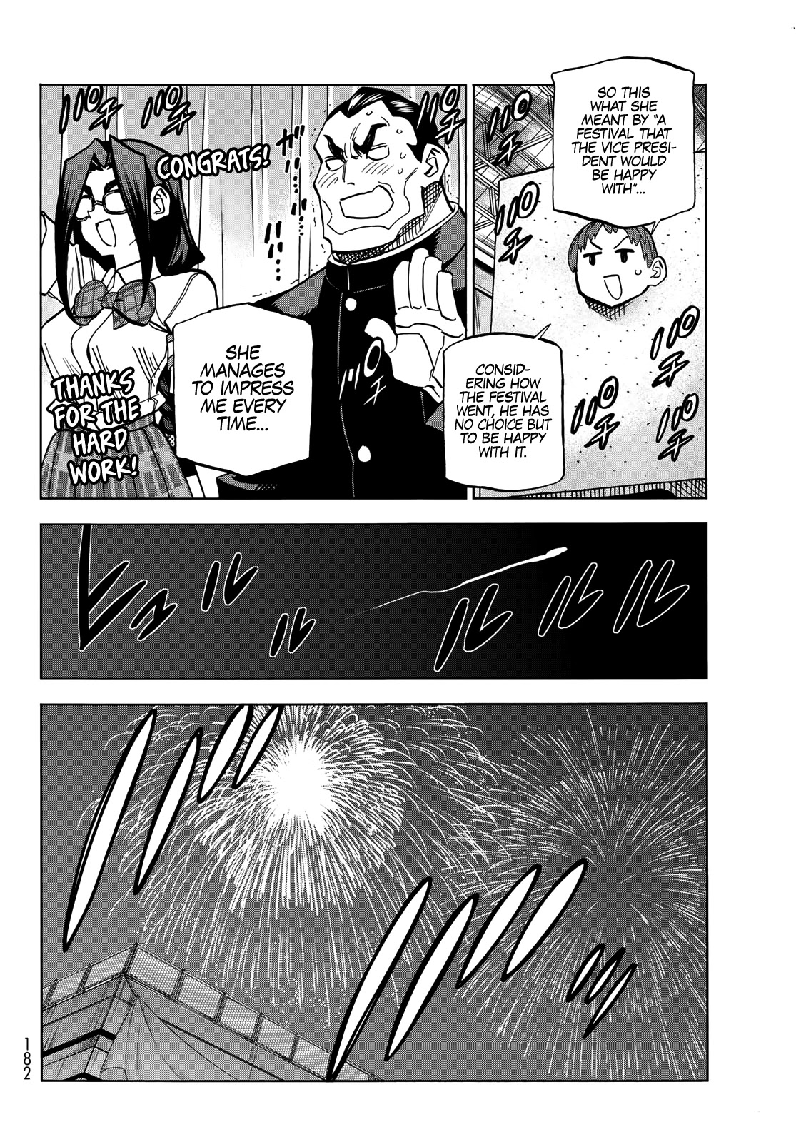 The Story Between a Dumb Prefect and a High School Girl with an Inappropriate Skirt Length Chapter 34 page 33 - Chapter 34: The Dumb Prefect and His Friends Enjoy the Culture Festival, Part 4
