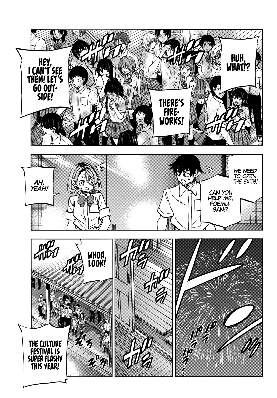 The Story Between a Dumb Prefect and a High School Girl with an Inappropriate Skirt Length Chapter 34 page 34 - Chapter 34: The Dumb Prefect and His Friends Enjoy the Culture Festival, Part 4