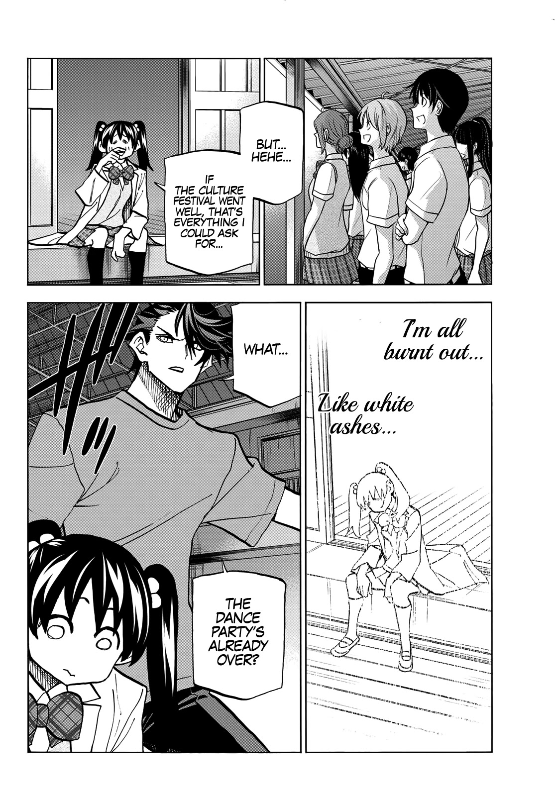 The Story Between a Dumb Prefect and a High School Girl with an Inappropriate Skirt Length Chapter 34 page 37 - Chapter 34: The Dumb Prefect and His Friends Enjoy the Culture Festival, Part 4
