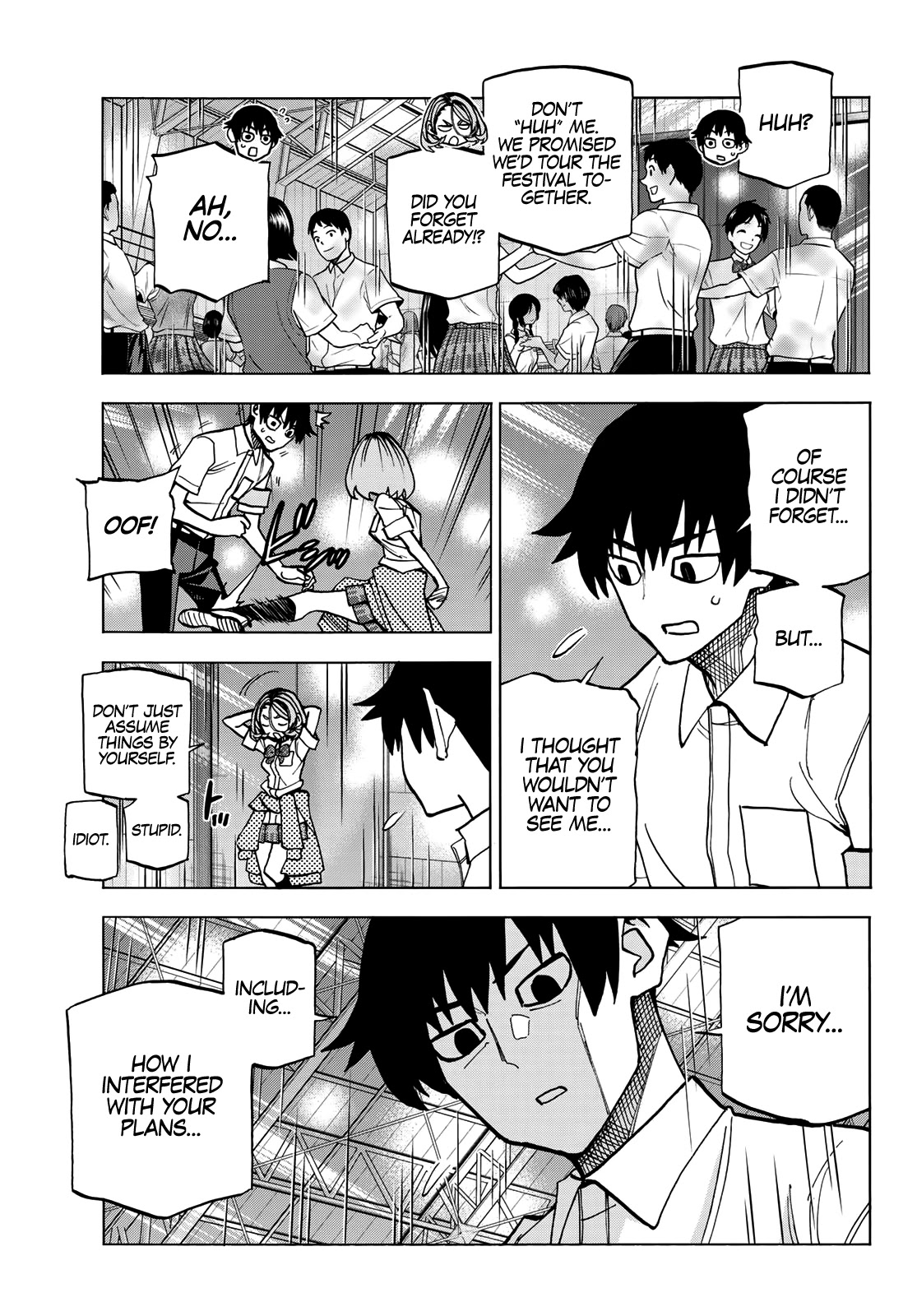 The Story Between a Dumb Prefect and a High School Girl with an Inappropriate Skirt Length Chapter 34 page 4 - Chapter 34: The Dumb Prefect and His Friends Enjoy the Culture Festival, Part 4