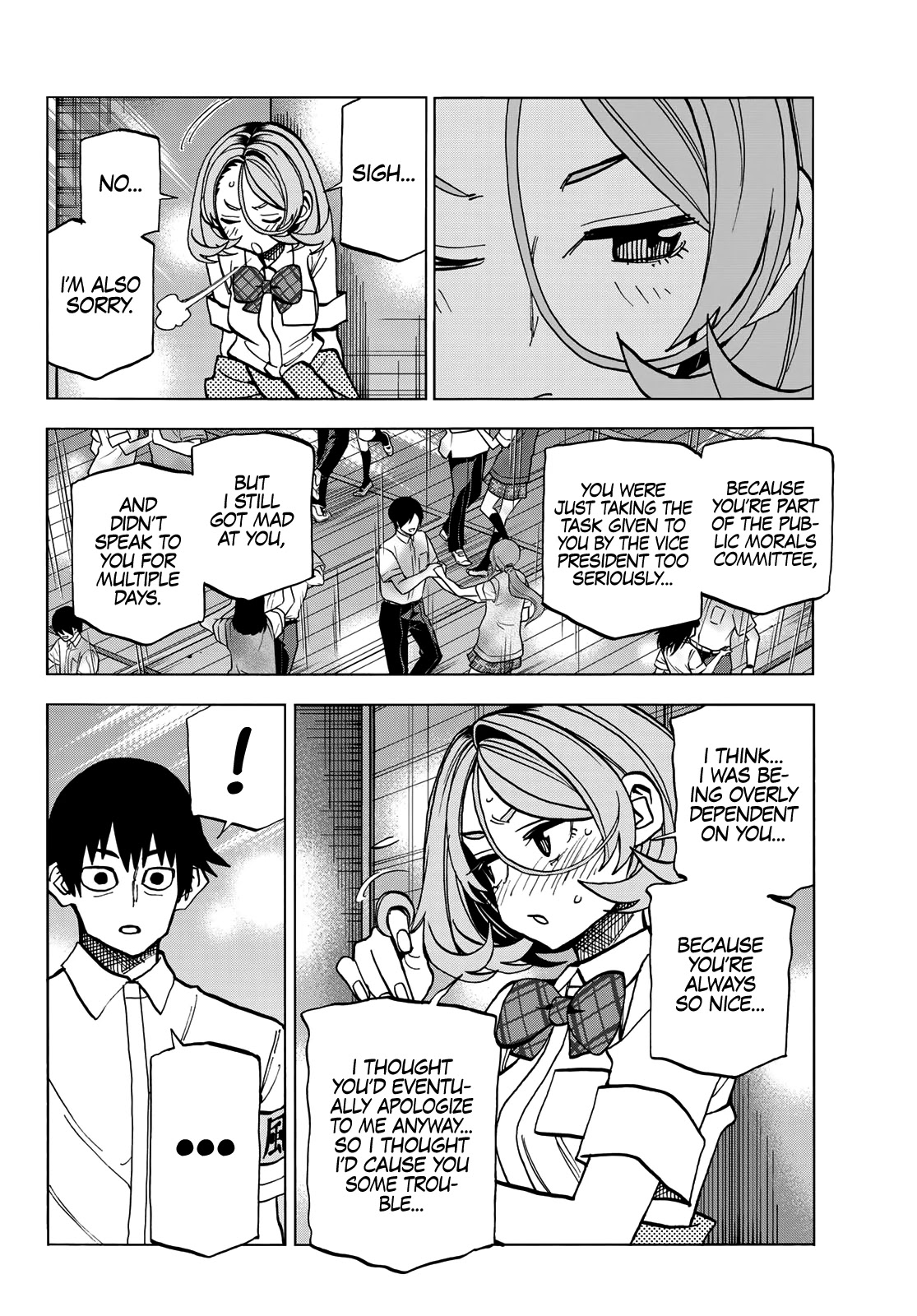 The Story Between a Dumb Prefect and a High School Girl with an Inappropriate Skirt Length Chapter 34 page 5 - Chapter 34: The Dumb Prefect and His Friends Enjoy the Culture Festival, Part 4