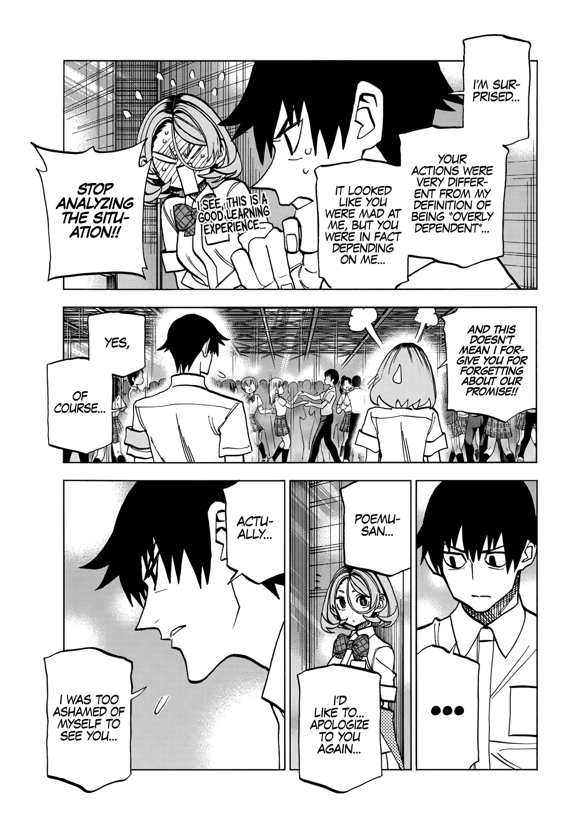 The Story Between a Dumb Prefect and a High School Girl with an Inappropriate Skirt Length Chapter 34 page 6 - Chapter 34: The Dumb Prefect and His Friends Enjoy the Culture Festival, Part 4