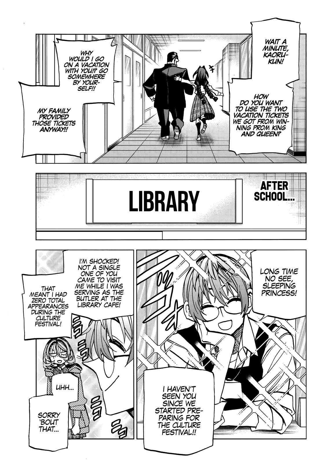 The Story Between a Dumb Prefect and a High School Girl with an Inappropriate Skirt Length Chapter 35 page 14 - Chapter 35: The Dumb Prefect and His Friends After the Culture Festival
