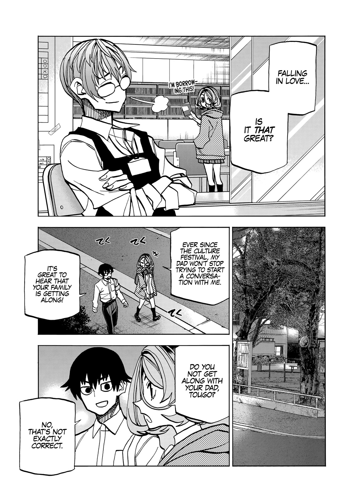 The Story Between a Dumb Prefect and a High School Girl with an Inappropriate Skirt Length Chapter 35 page 16 - Chapter 35: The Dumb Prefect and His Friends After the Culture Festival