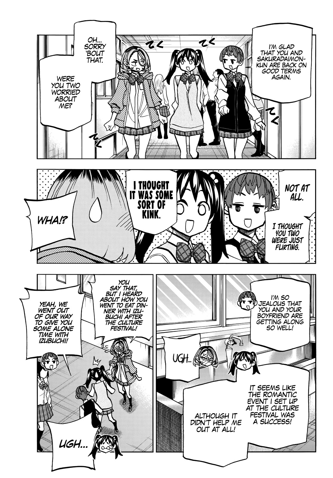 The Story Between a Dumb Prefect and a High School Girl with an Inappropriate Skirt Length Chapter 35 page 6 - Chapter 35: The Dumb Prefect and His Friends After the Culture Festival