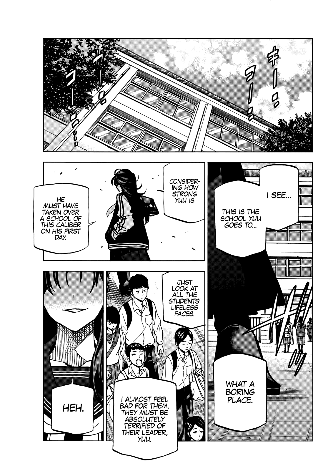 The Story Between a Dumb Prefect and a High School Girl with an Inappropriate Skirt Length Chapter 37 page 1 - Chapter 37