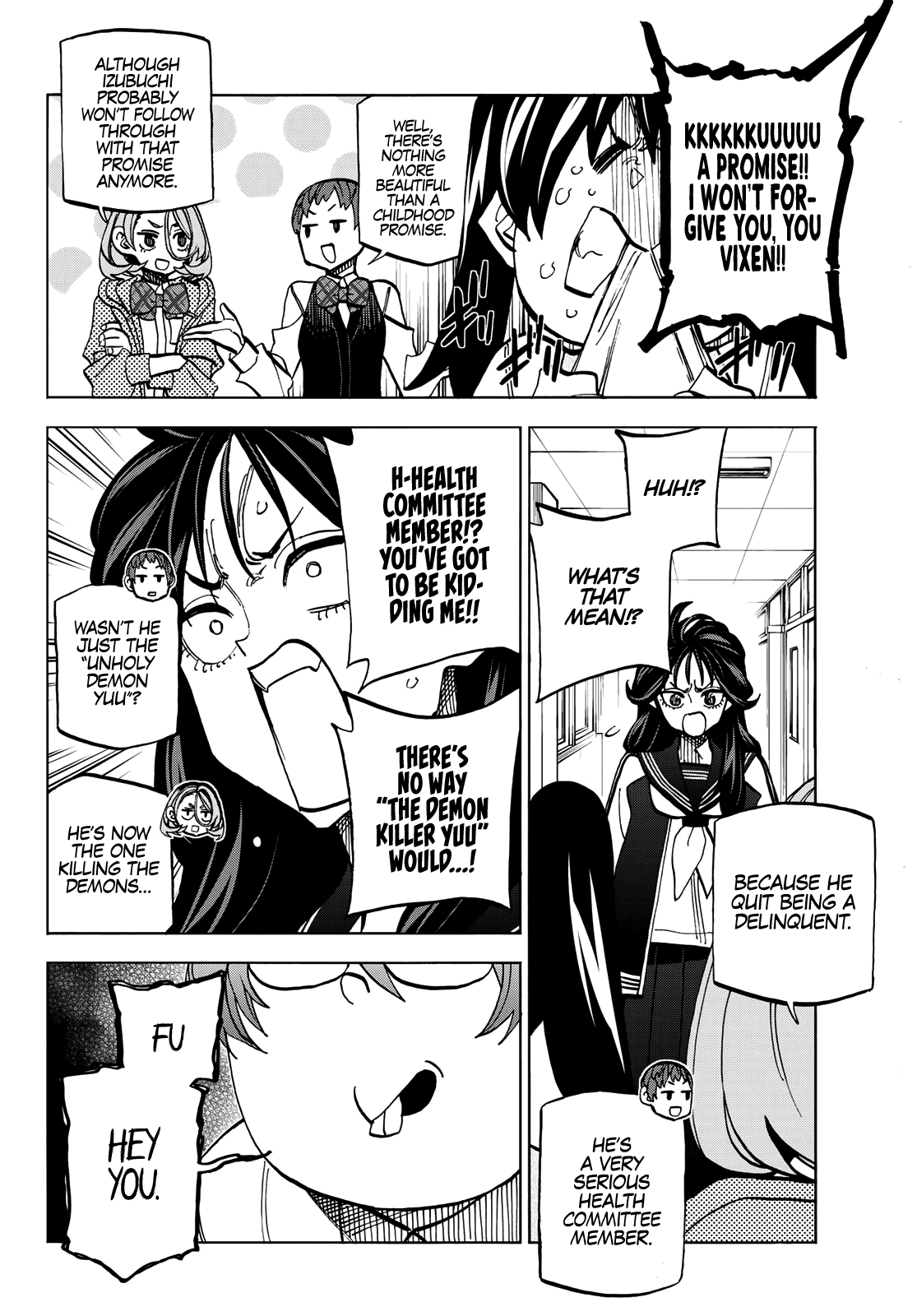 The Story Between a Dumb Prefect and a High School Girl with an Inappropriate Skirt Length Chapter 37 page 10 - Chapter 37