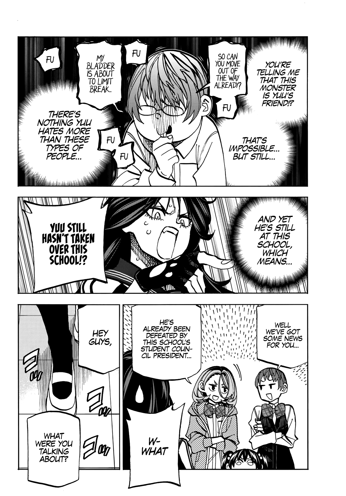 The Story Between a Dumb Prefect and a High School Girl with an Inappropriate Skirt Length Chapter 37 page 12 - Chapter 37