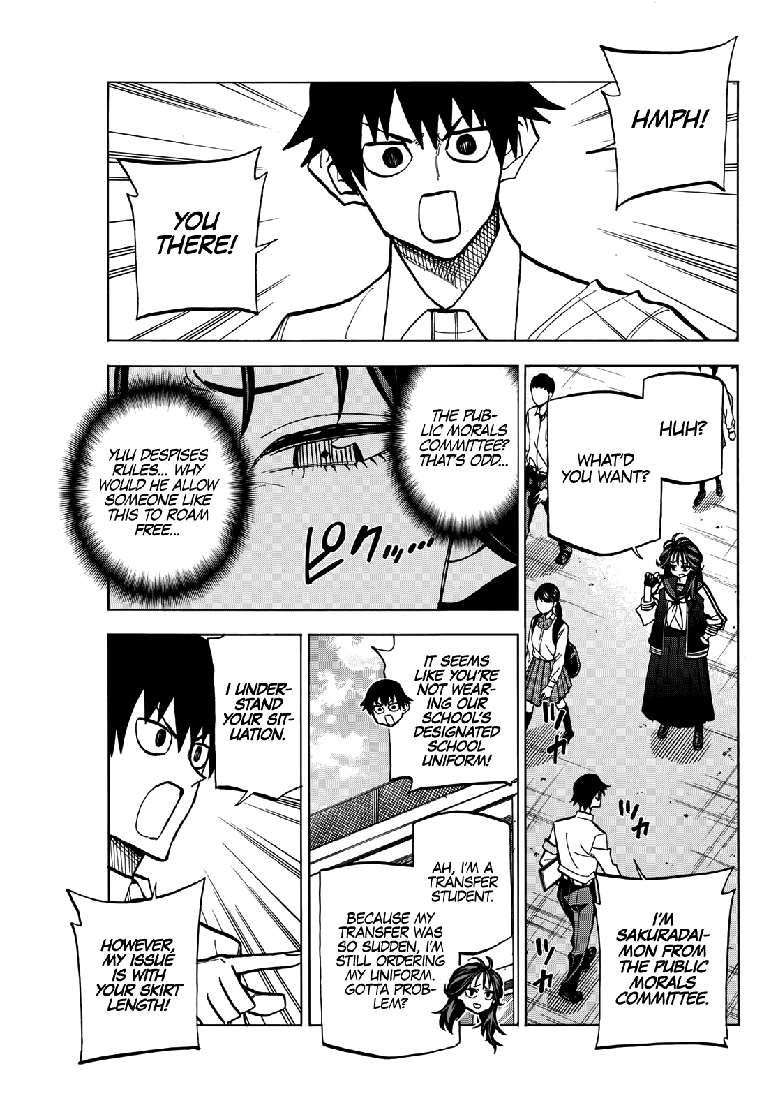The Story Between a Dumb Prefect and a High School Girl with an Inappropriate Skirt Length Chapter 37 page 3 - Chapter 37