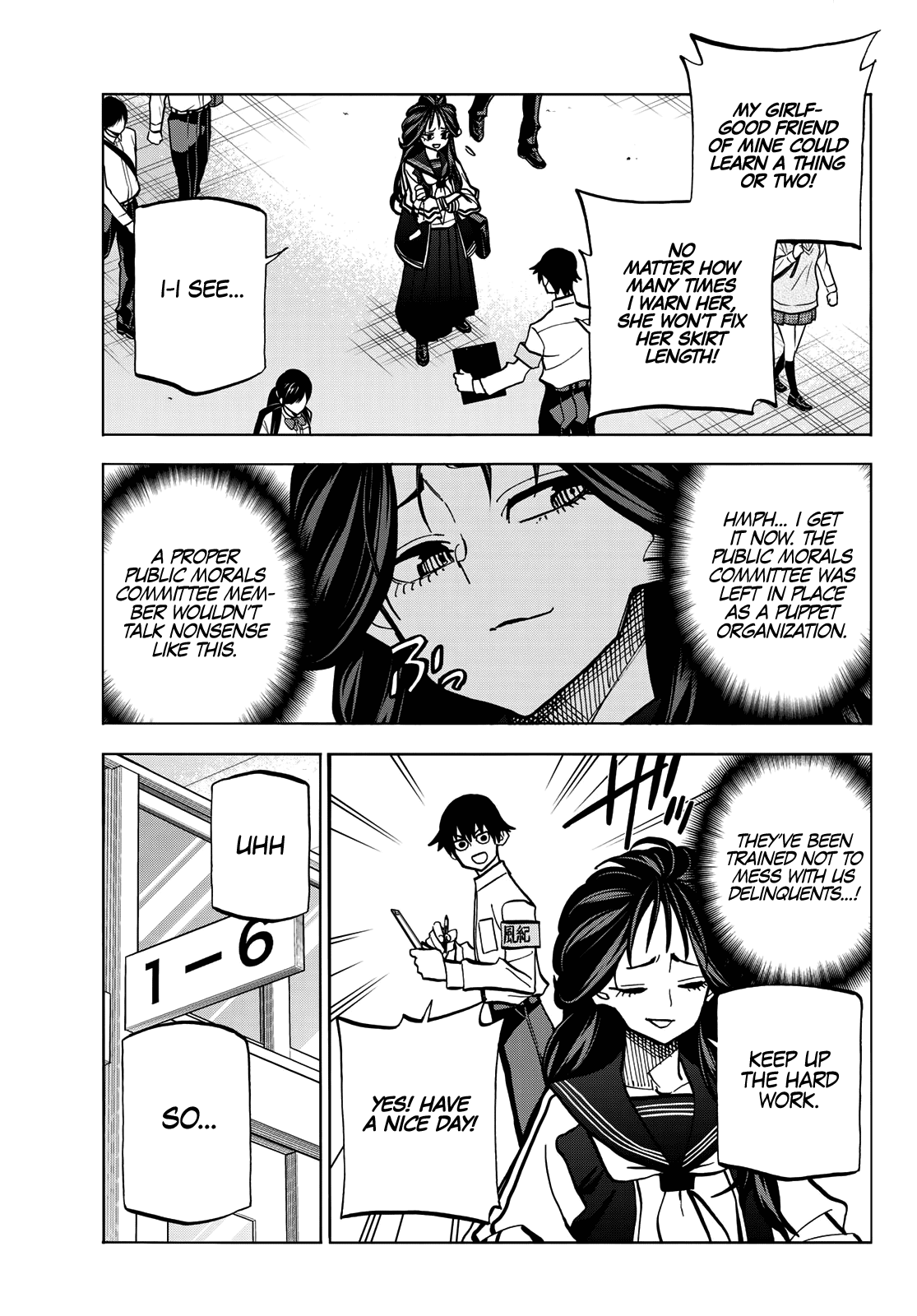 The Story Between a Dumb Prefect and a High School Girl with an Inappropriate Skirt Length Chapter 37 page 5 - Chapter 37