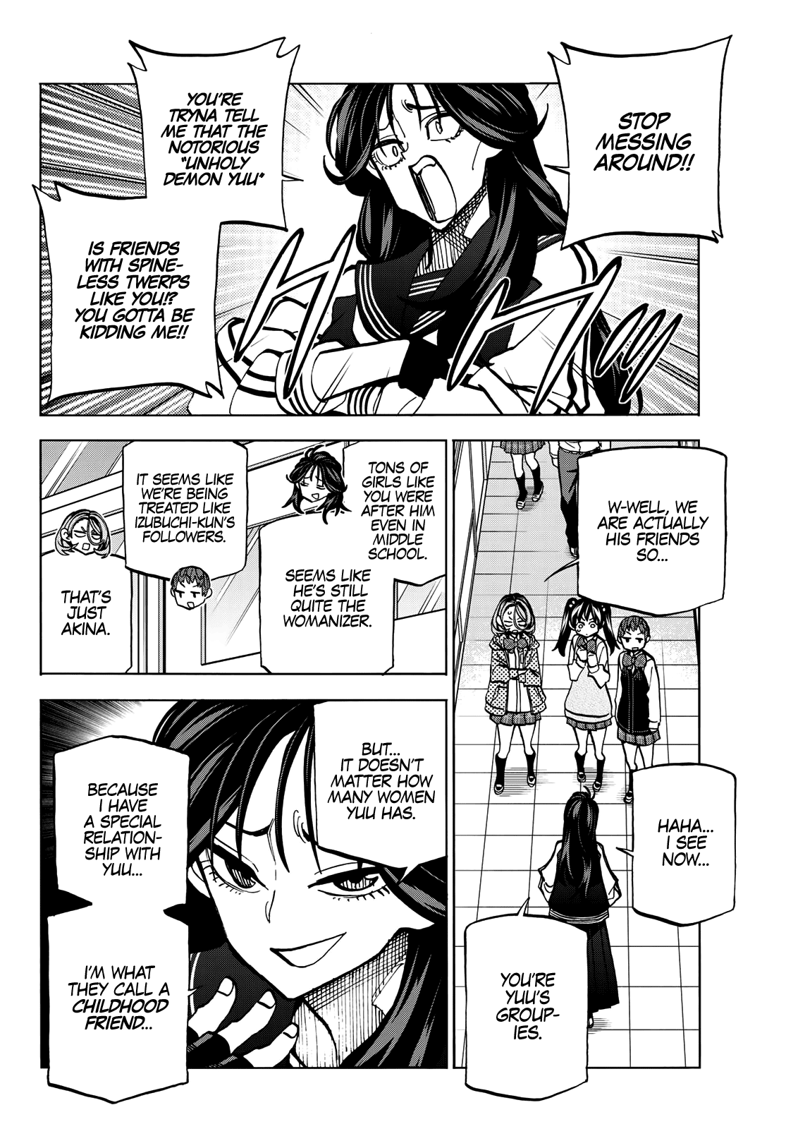 The Story Between a Dumb Prefect and a High School Girl with an Inappropriate Skirt Length Chapter 37 page 8 - Chapter 37