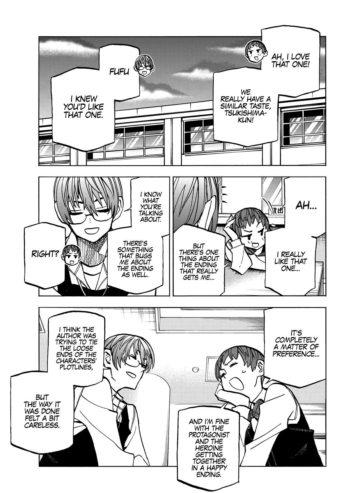 The Story Between a Dumb Prefect and a High School Girl with an Inappropriate Skirt Length Chapter 38 page 17 - Chapter 38: The Story About the Dumb Book Committee Member and the Leftovers