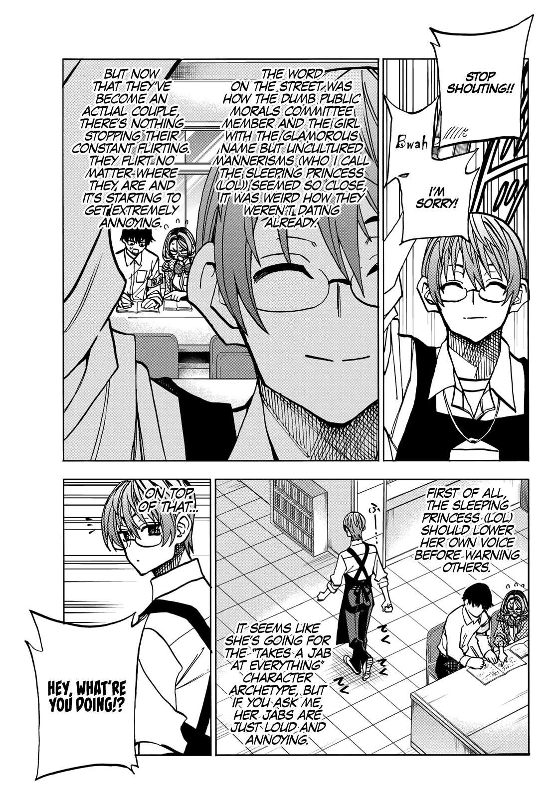 The Story Between a Dumb Prefect and a High School Girl with an Inappropriate Skirt Length Chapter 38 page 5 - Chapter 38: The Story About the Dumb Book Committee Member and the Leftovers