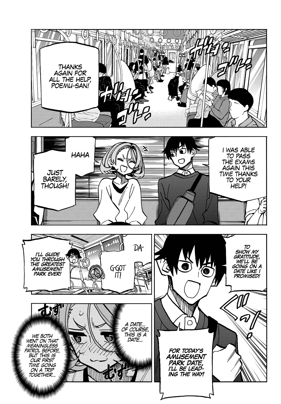 The Story Between a Dumb Prefect and a High School Girl with an Inappropriate Skirt Length Chapter 39 page 3 - Chapter 39: The Story About the Dumb Prefect Going on a Weekend Date